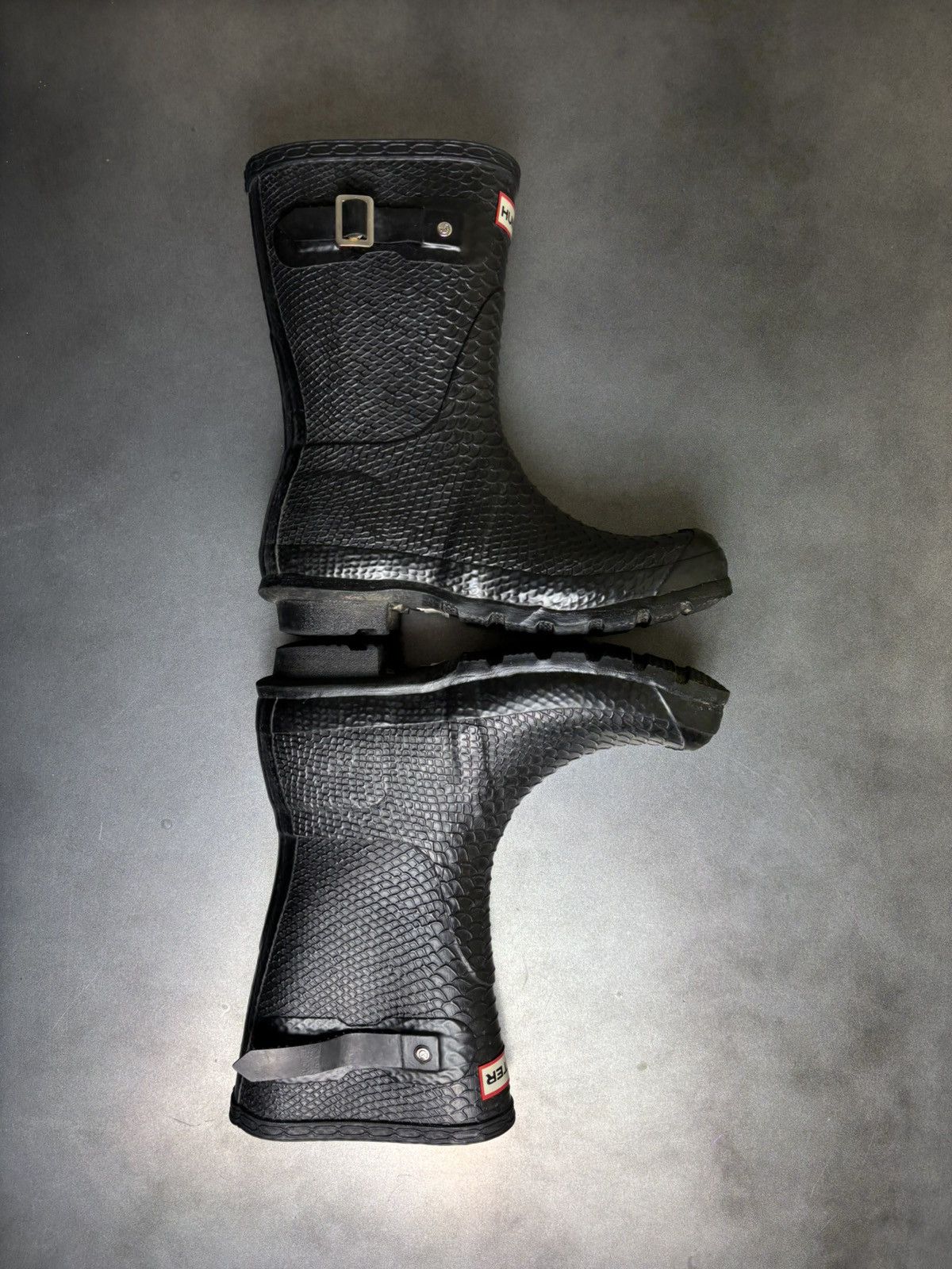 Hunter Hunter Carnaby Boa Short Hunter Boots Rain Snake Rain Rubber Size US 7 / IT 37 - 12 Thumbnail