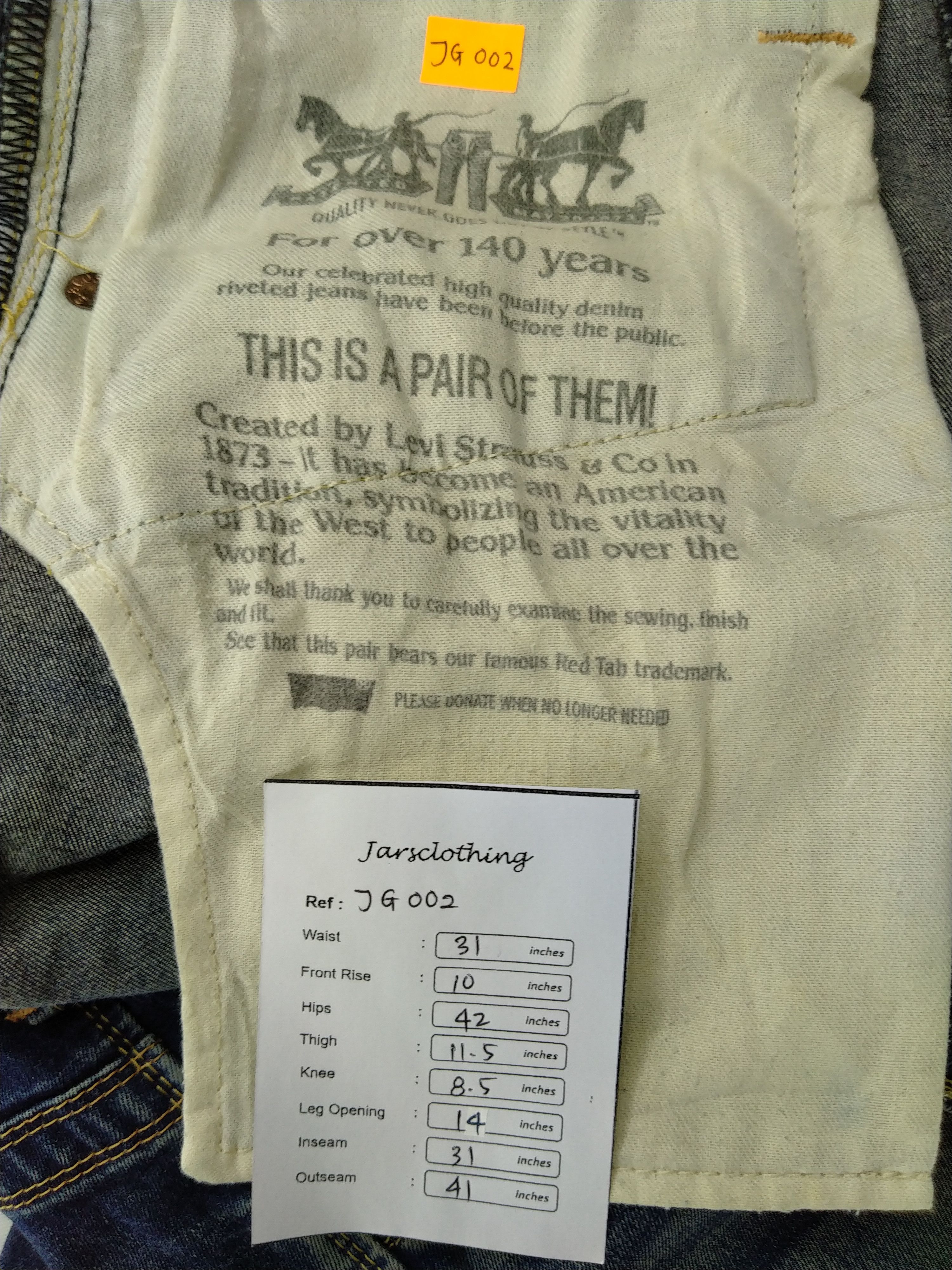 Levi's Dirty Blue Vintage Levi's 513 Jeans 31x31 Denim -JG002 Size US 31 - 5 Thumbnail