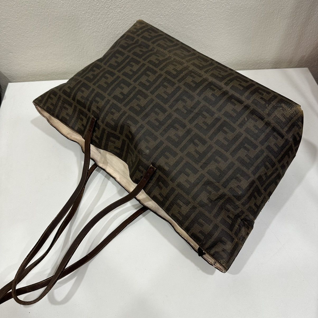 Fendi ‼️LASTDROP‼️ FENDI ZUCCA FF PATTERN PVC TOTE BAG Size ONE SIZE - 4 Thumbnail