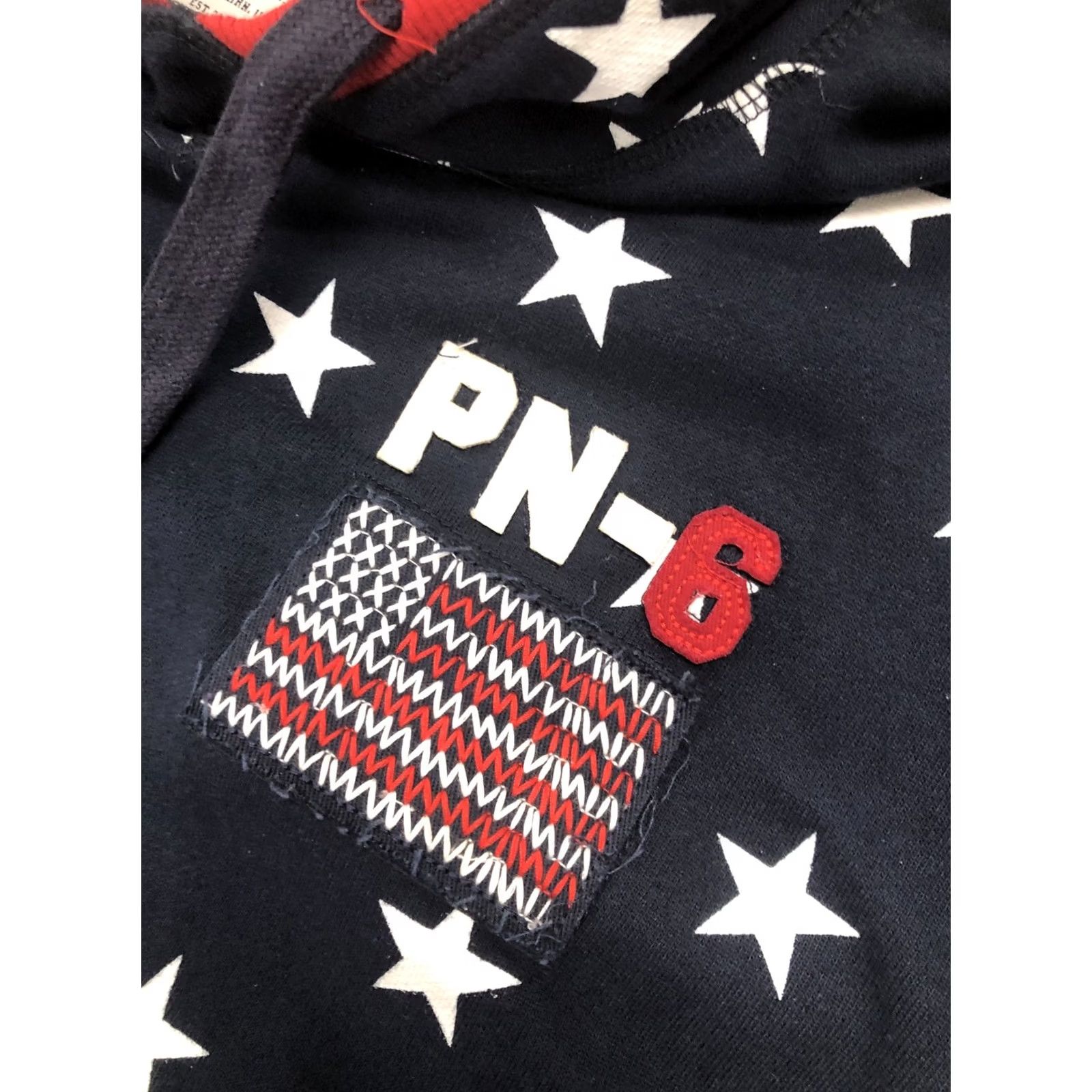 Vintage Parish Nation Hoodie Red White Blue Stars Flag Jacket Mens XL Lacrosse Champion Size US XL / EU 56 / 4 - 2 Thumbnail
