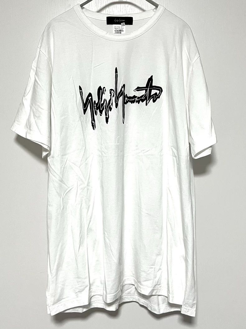 Yohji Yamamoto Yohji Yamamoto Signature pattern logo T-shirt Size US L / EU 52-54 / 3 - 1 Thumbnail