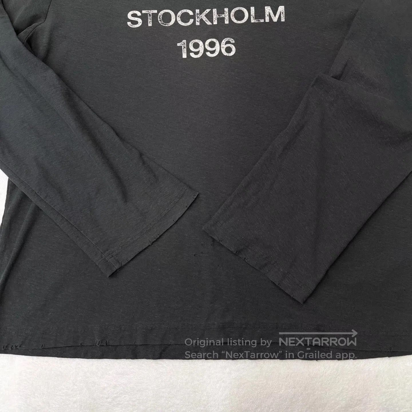 Acne Studios Black Long Sleeve Stockholm 1996 Print Shirt. Size US L / EU 52-54 / 3 - 2 Thumbnail