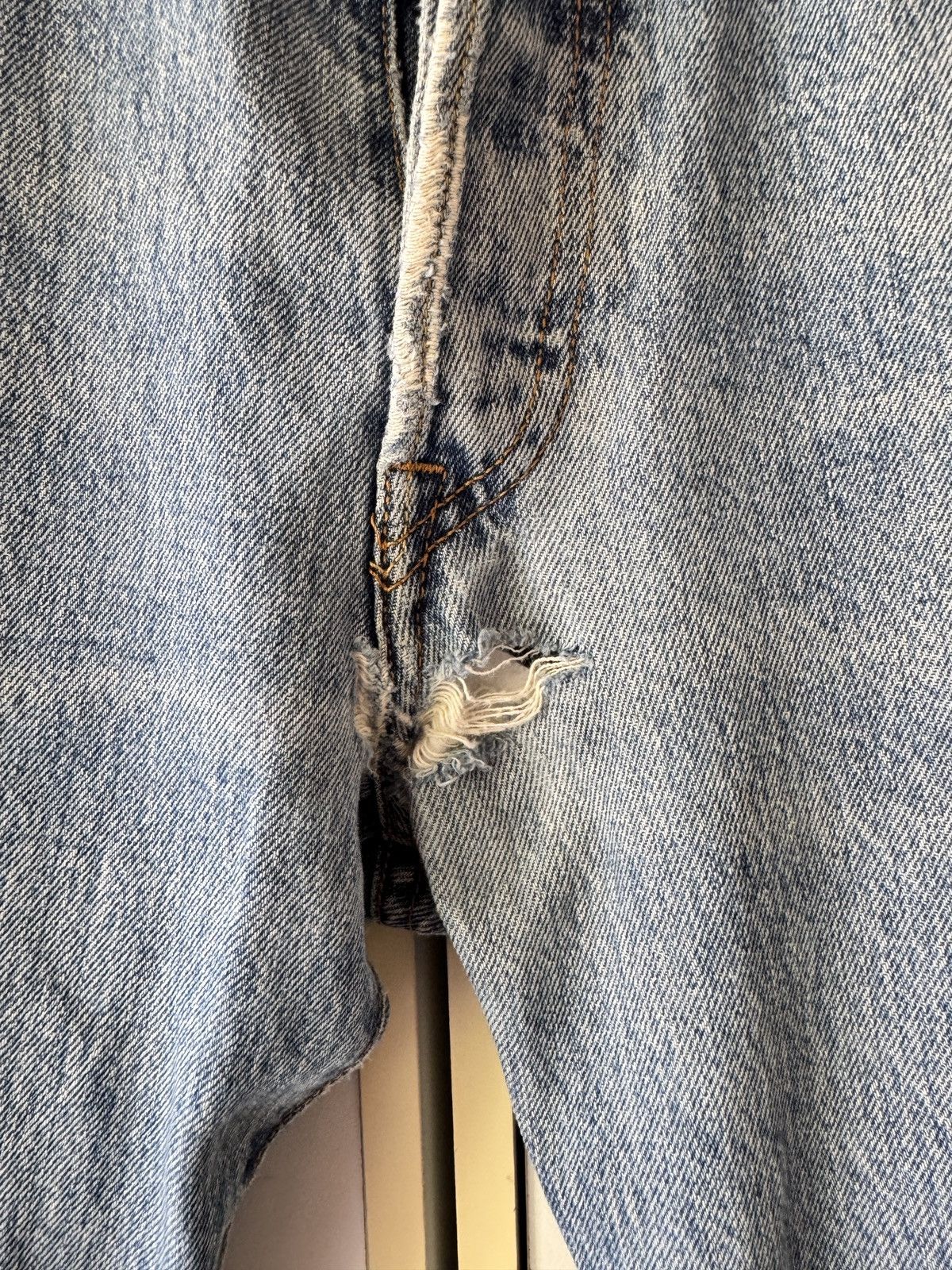Levi's × Vintage Y2K LEVIS 501 RUGGED JEANS Size US 34 / EU 50 - 4 Thumbnail