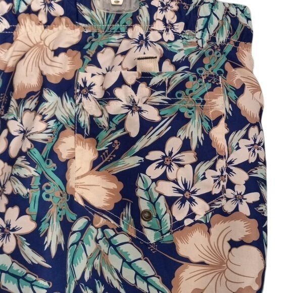 Lands' End Lands End XXL Mens Floral Swim Trunks Elastic Waist Drawstri Size US 44 / EU 60 - 7 Thumbnail