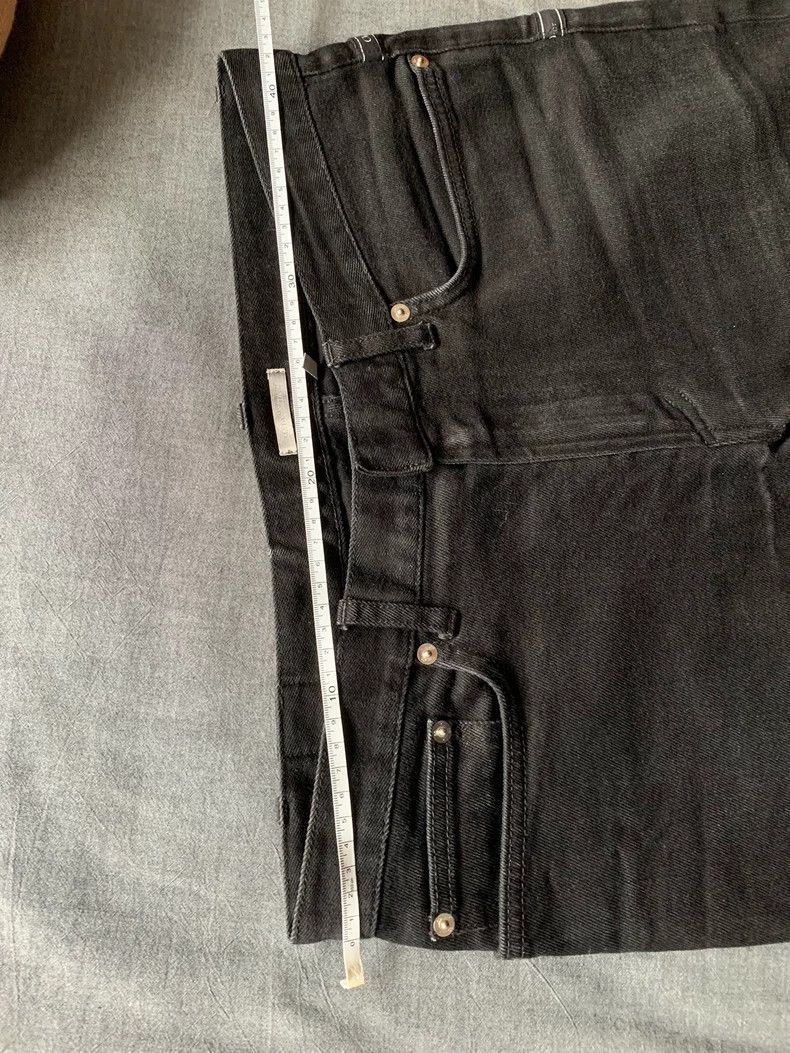 Dior DiorSlogan Leather Washed Jeans 2503-Nextarrow Size US 31 - 8 Thumbnail