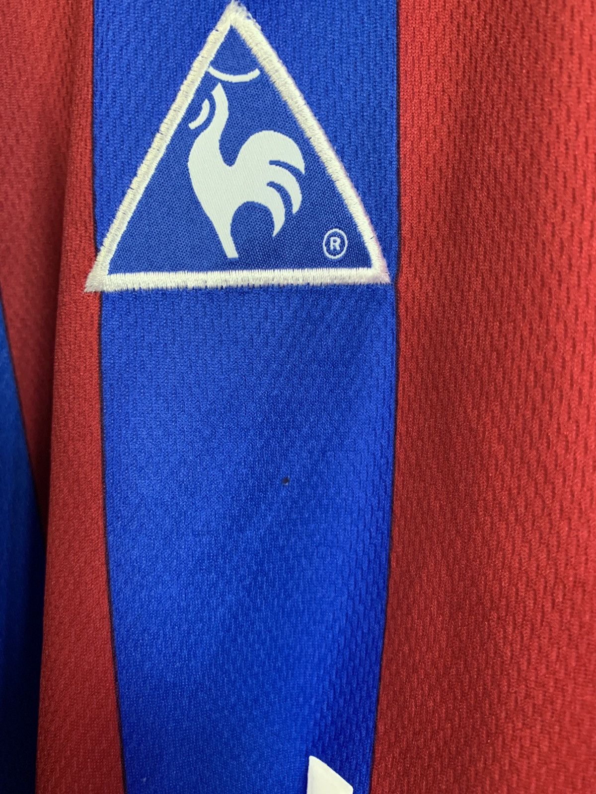Le Coq Sportif Crystal Palace Home Football Shirt Vintage Le Coq Sportif Size US XXL / EU 58 / 5 - 3 Thumbnail