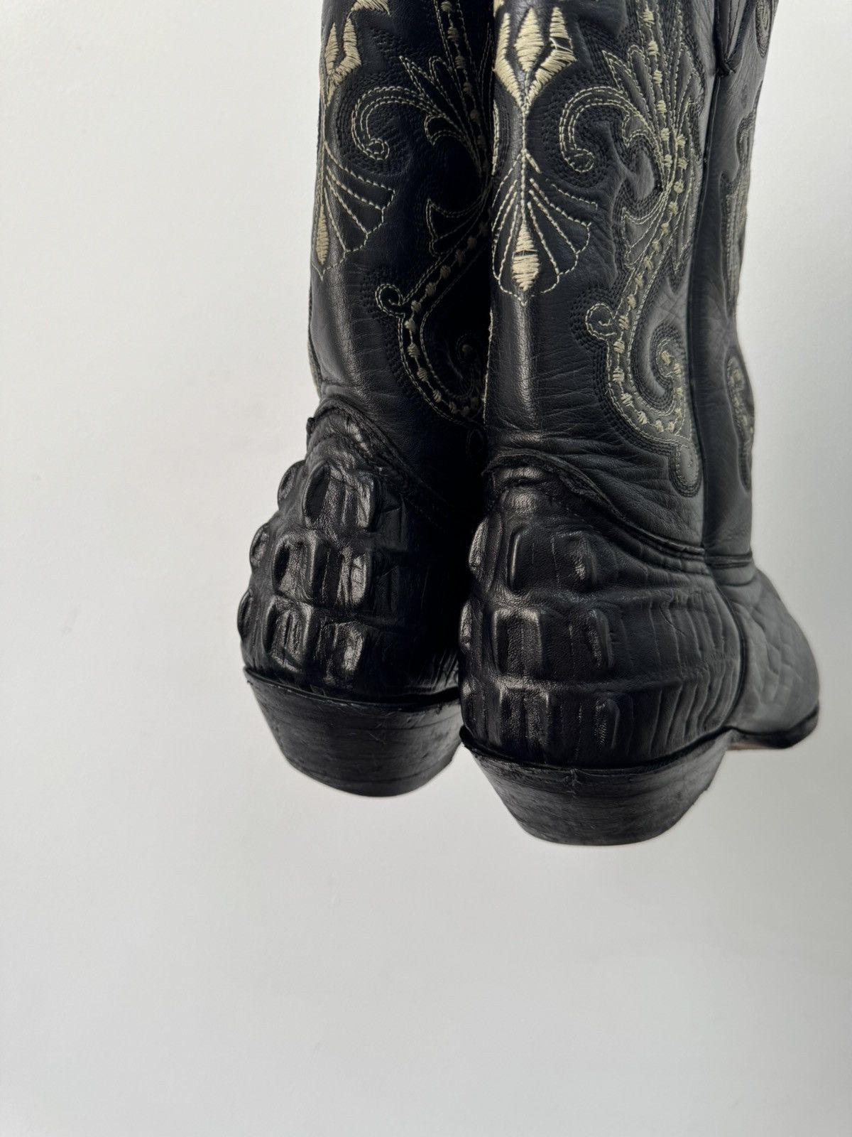 If Six Was Nine Rare Alligator leather western boots 90s guidi style y2k Size US 8 / EU 41 - 8 Thumbnail