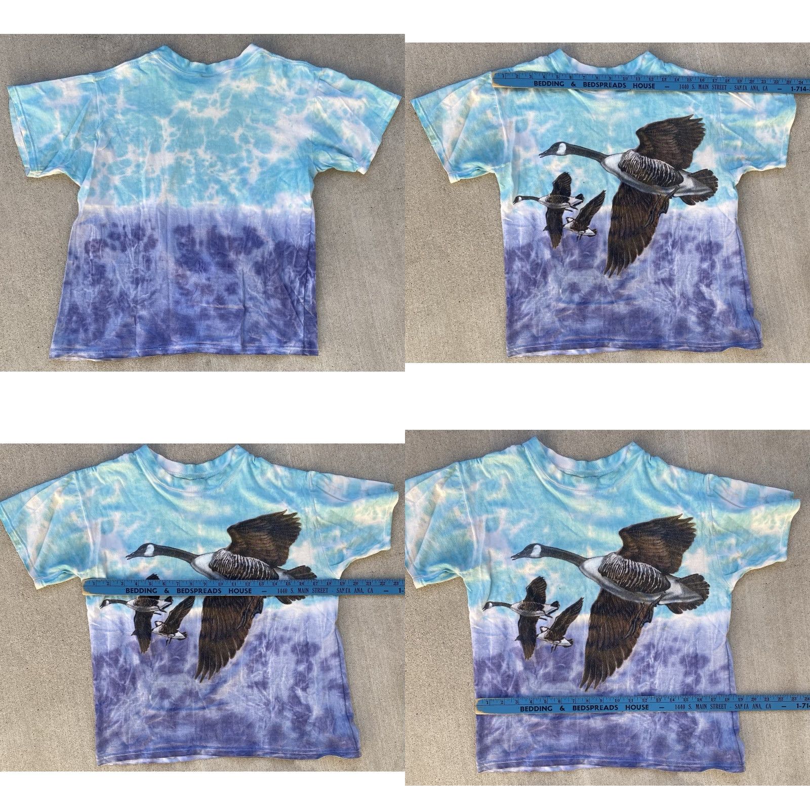 Fruit Of The Loom VINTAGE Canada Goose Graphic Tee Tie Dye T Shirt Worn Size M Nature Tee 90s Size US M / EU 48-50 / 2 - 11 Thumbnail