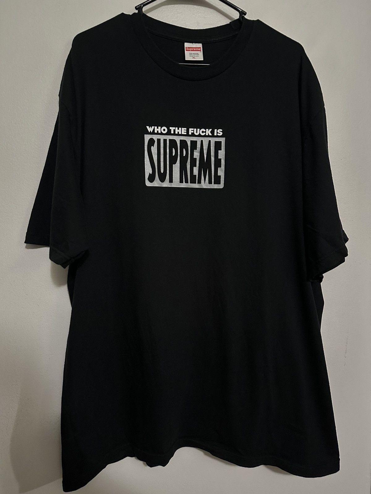 Supreme Supreme Fuck the World T-Shirt Black | Grailed