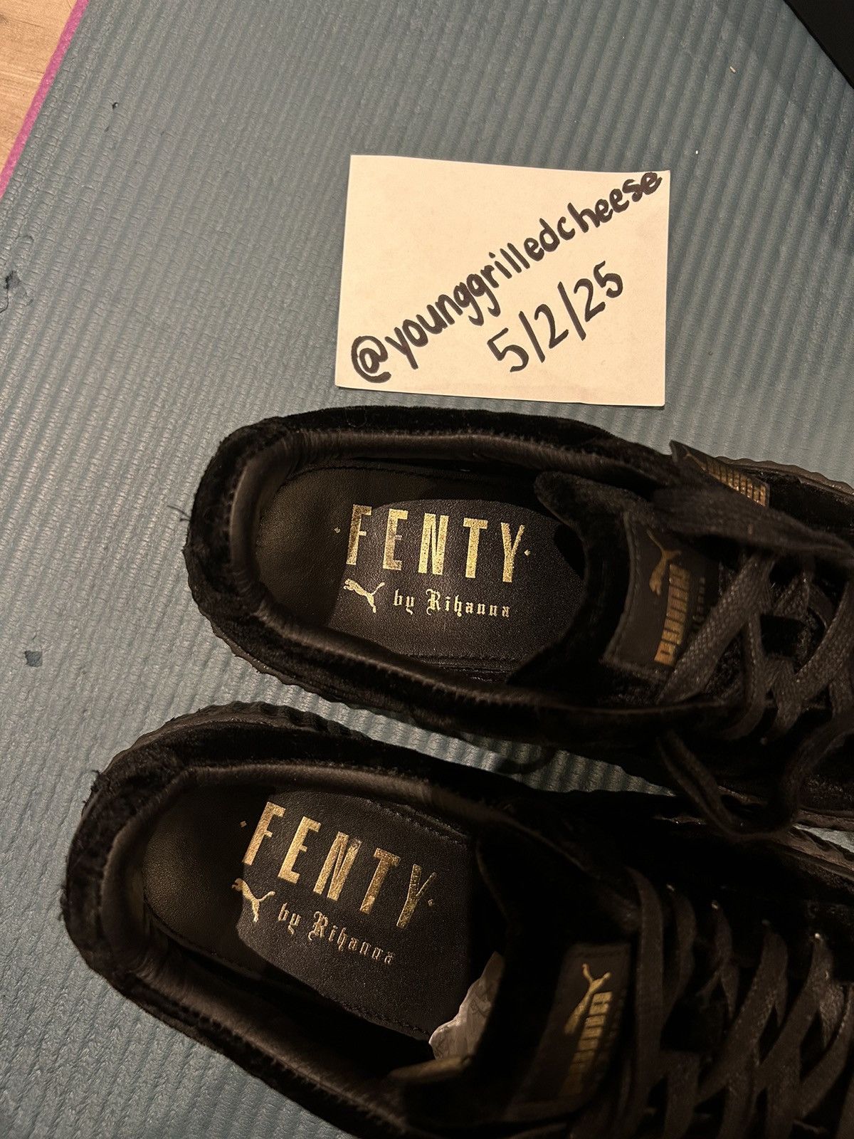 Fenty × Puma Puma Fenty Creeper Black Velvet Size 7 Size US 7 / IT 37 - 9 Thumbnail