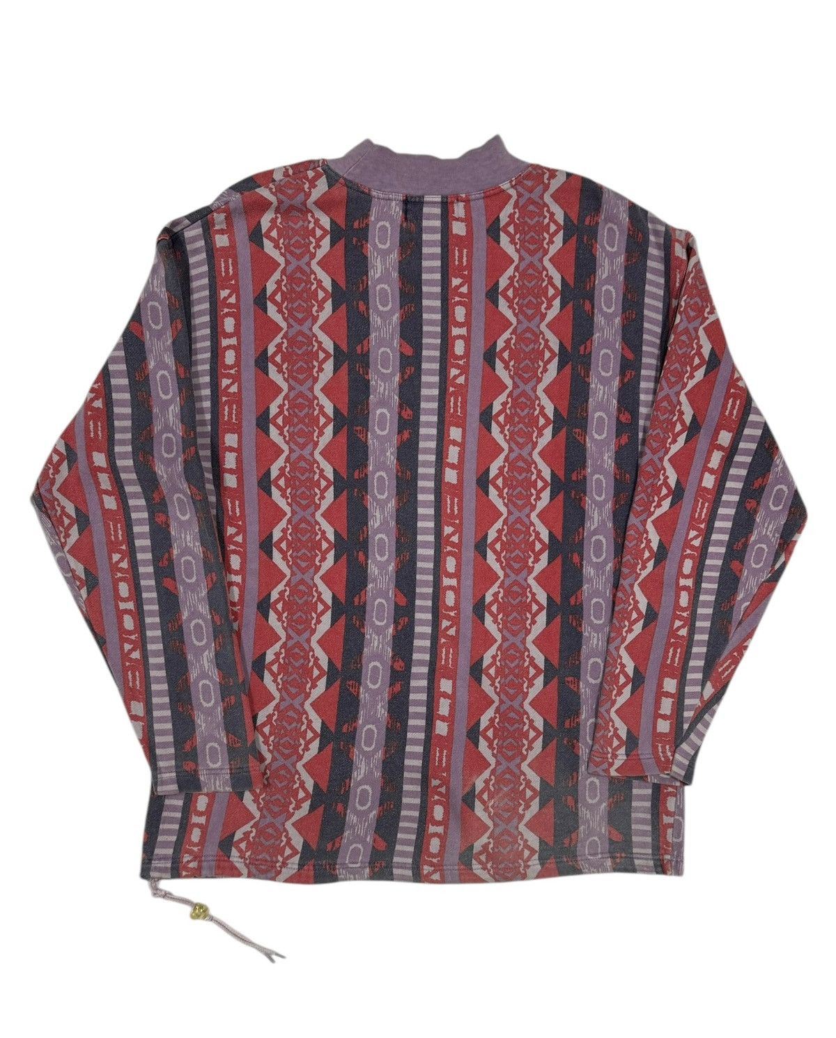 O'Neill × Vintage Vtg🔥90’s Oneill Retro Patterned Western Highneck Pullover Size US M / EU 48-50 / 2 - 2 Thumbnail