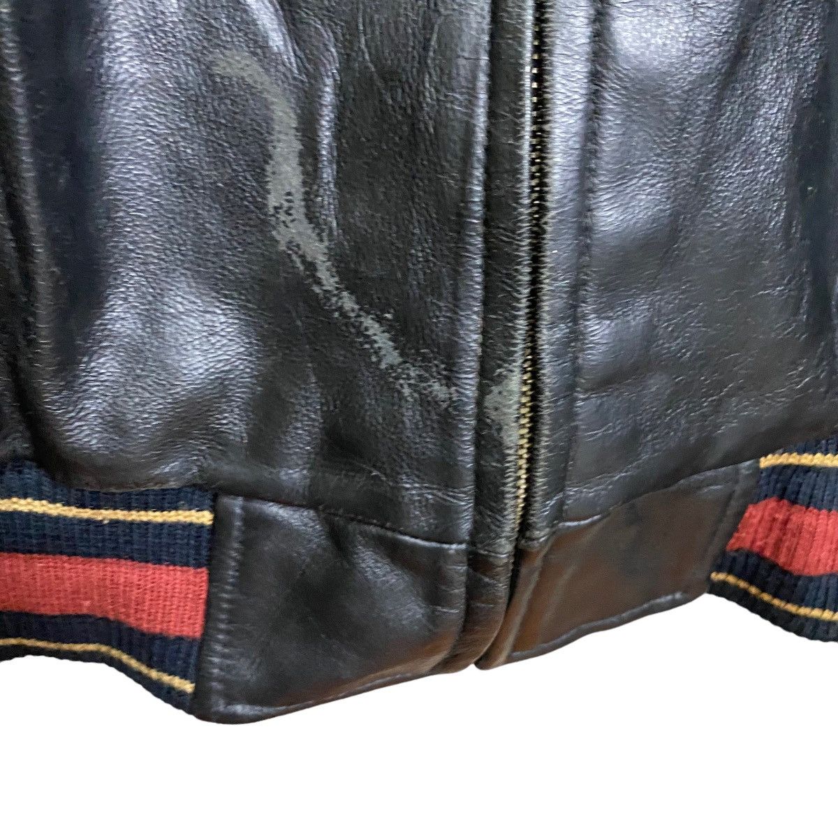 NFL Vintage SF 49ers NFL Leather Bomber Varsity Jacket Size US XL / EU 56 / 4 - 11 Thumbnail