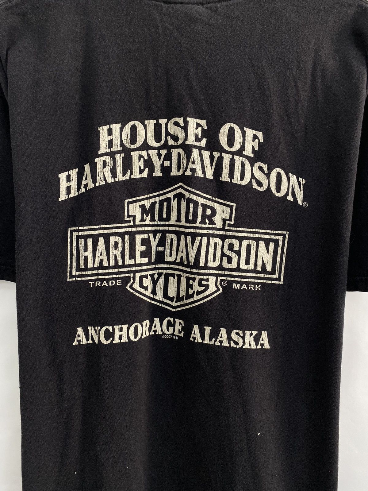 Harley Davidson 🇺🇸 Vintage 90s Harley Davidson Faded 105 Years Choppers Tee Size US XL / EU 56 / 4 - 7 Thumbnail