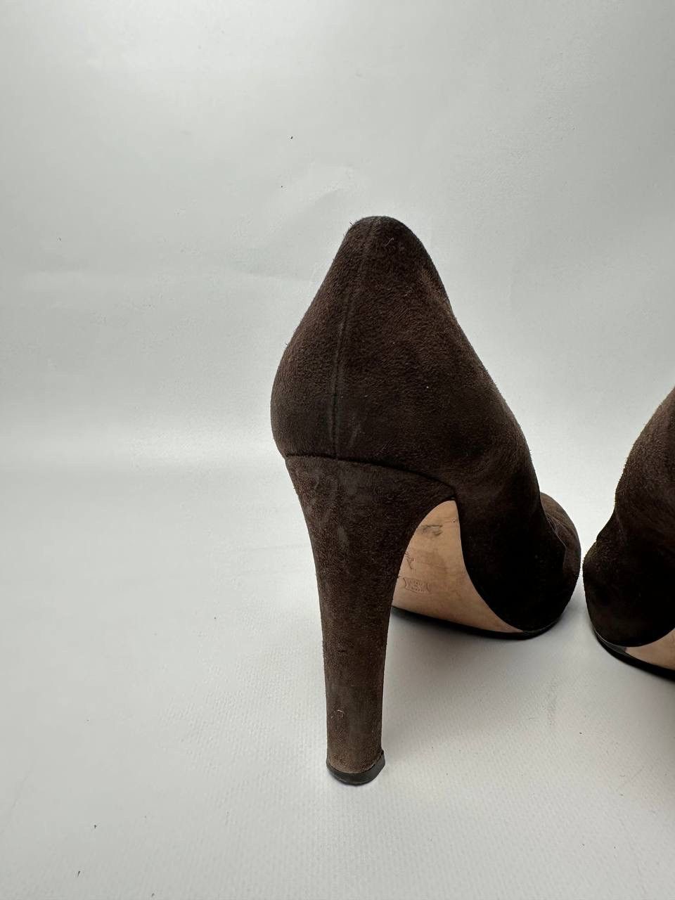 Gianvito Rossi Gianvito Rossi Brown Suede Heels Size 38 Size US 8 / IT 38 - 15 Thumbnail