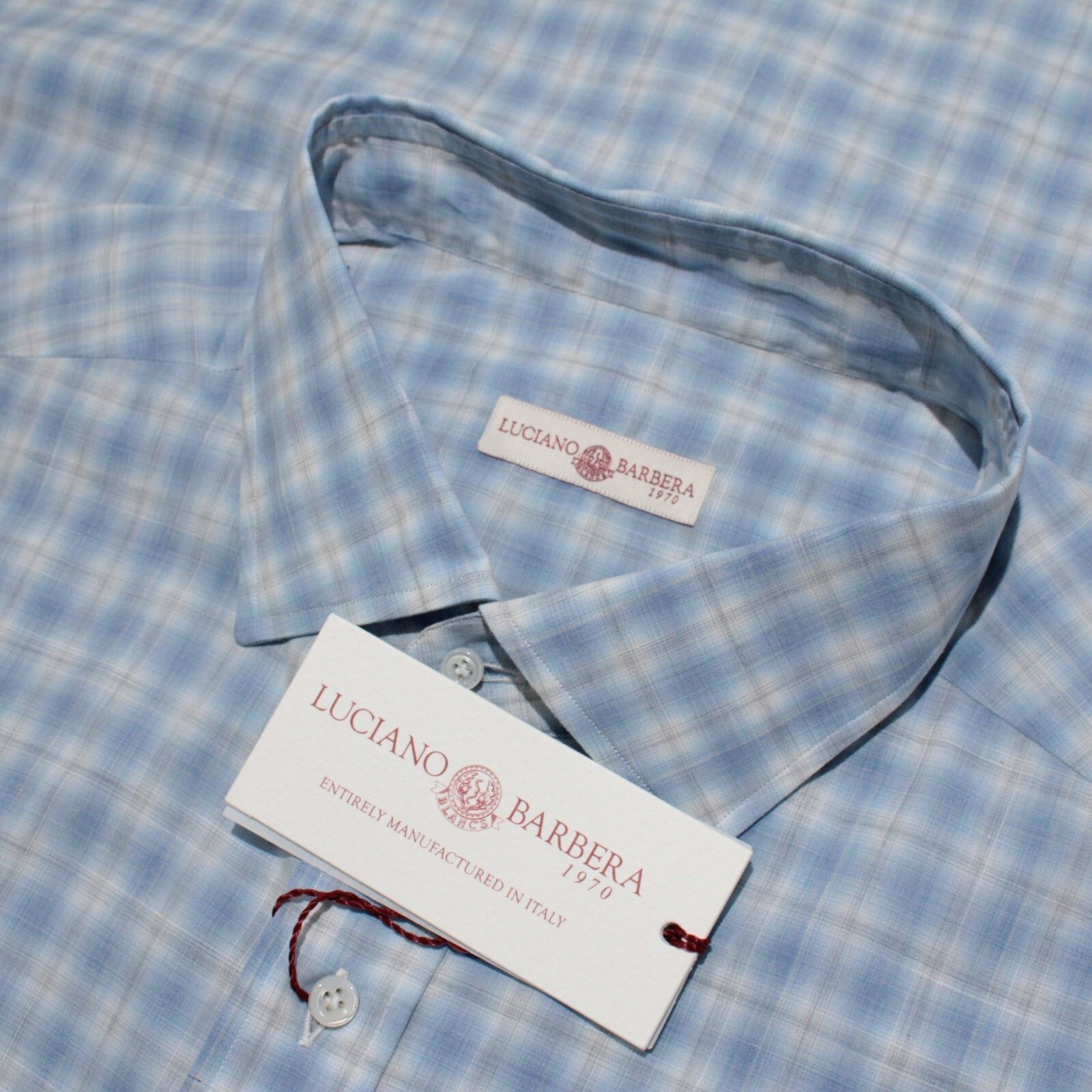 Luciano Barbera Luciano Barbera New with tags Shirt Size XL US In Blue Size US XL / EU 56 / 4 - 1 Thumbnail