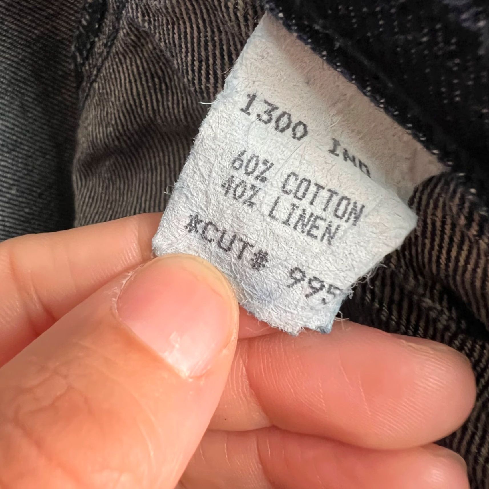 J Brand J Brand Womens Size 31 Wide-Leg Denim Pants Cotton/Linen Blend Size 24" / US 00 / IT 34 - 5 Thumbnail