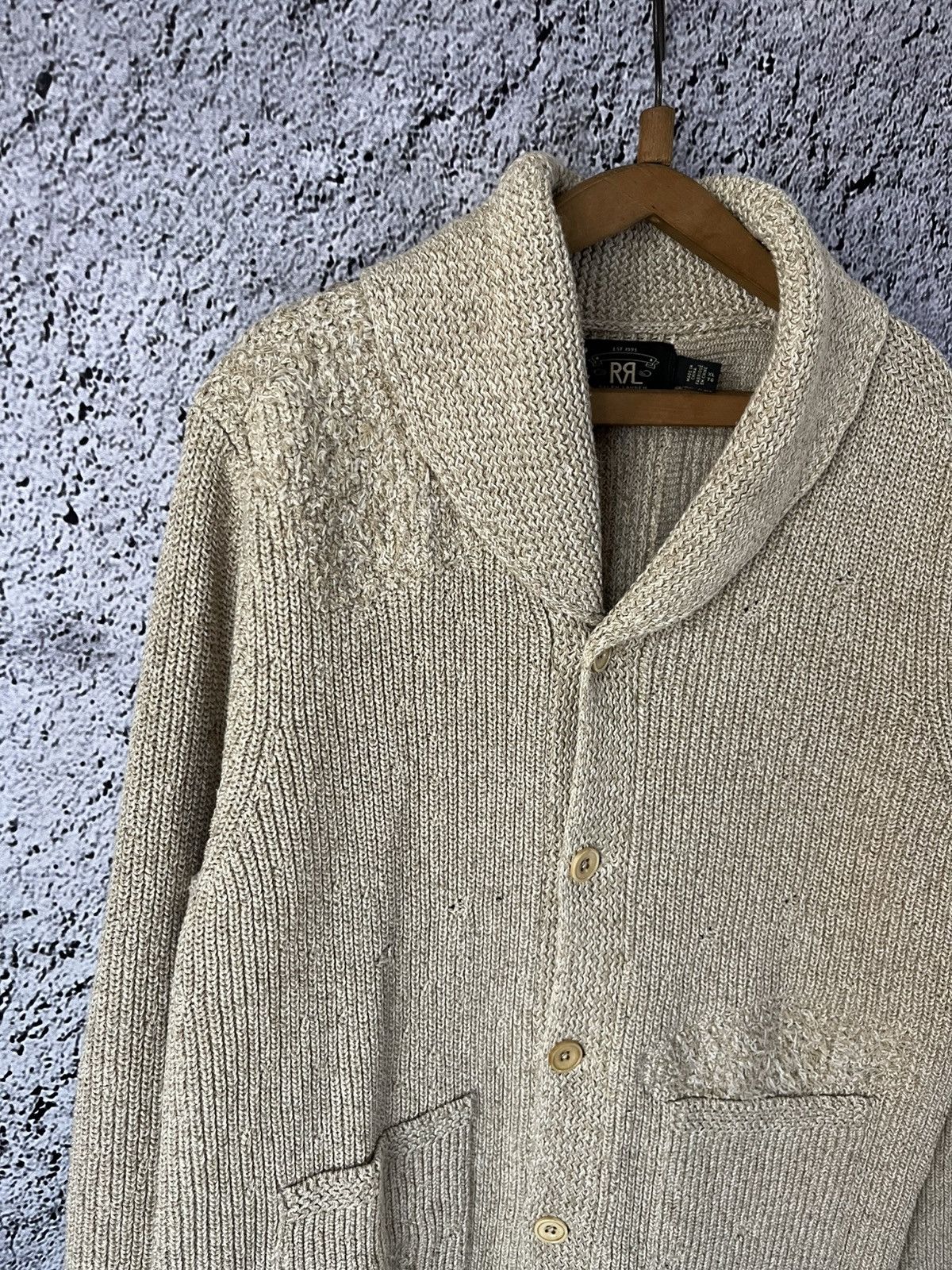 RRL Ralph Lauren RRL Ralph Lauren Cardigan Knit Cotton Sweater Men Size XL Size US XL / EU 56 / 4 - 6 Thumbnail