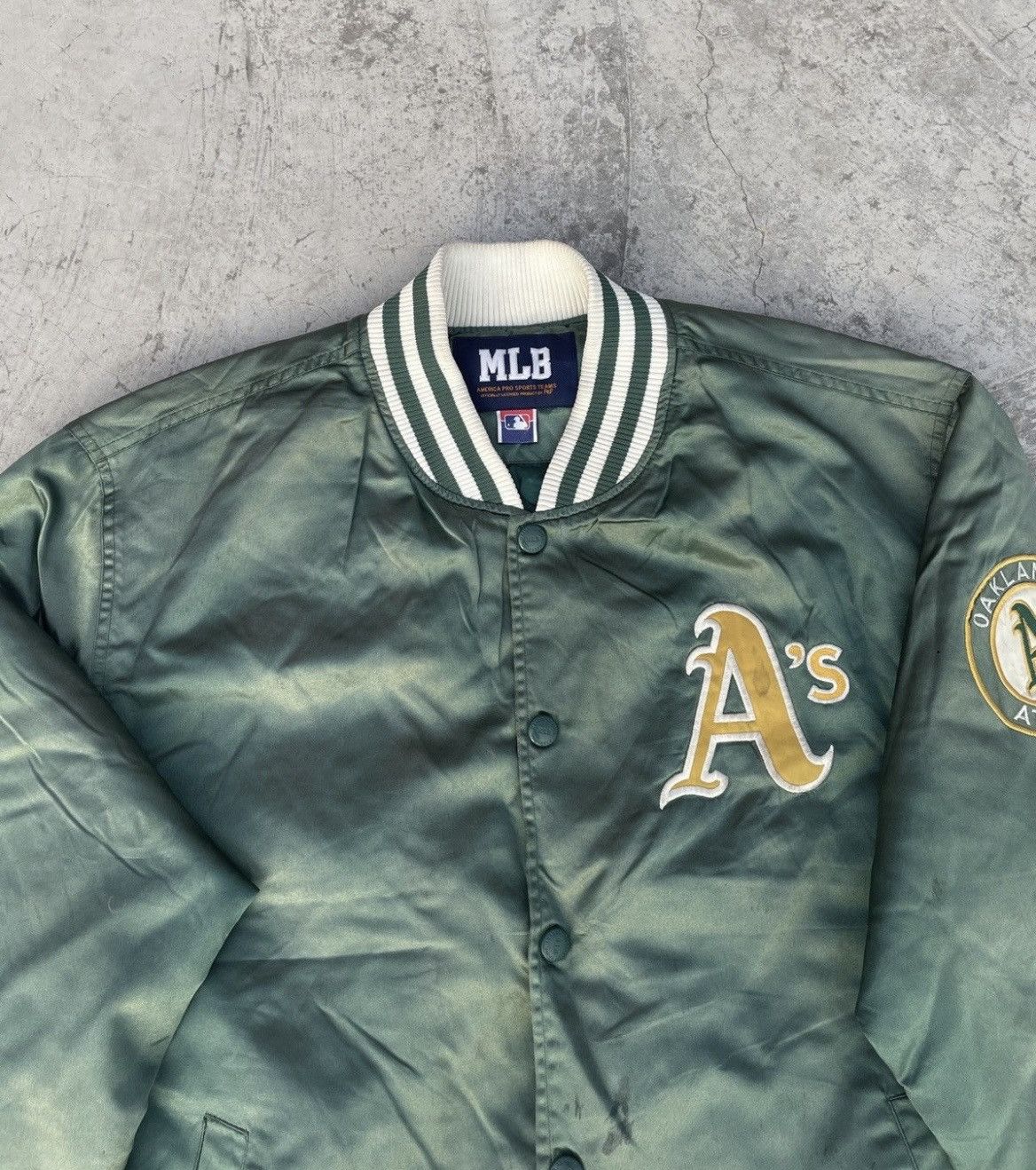 MLB Vintage Athletic MBL Baseball League jacket Size US L / EU 52-54 / 3 - 3 Thumbnail