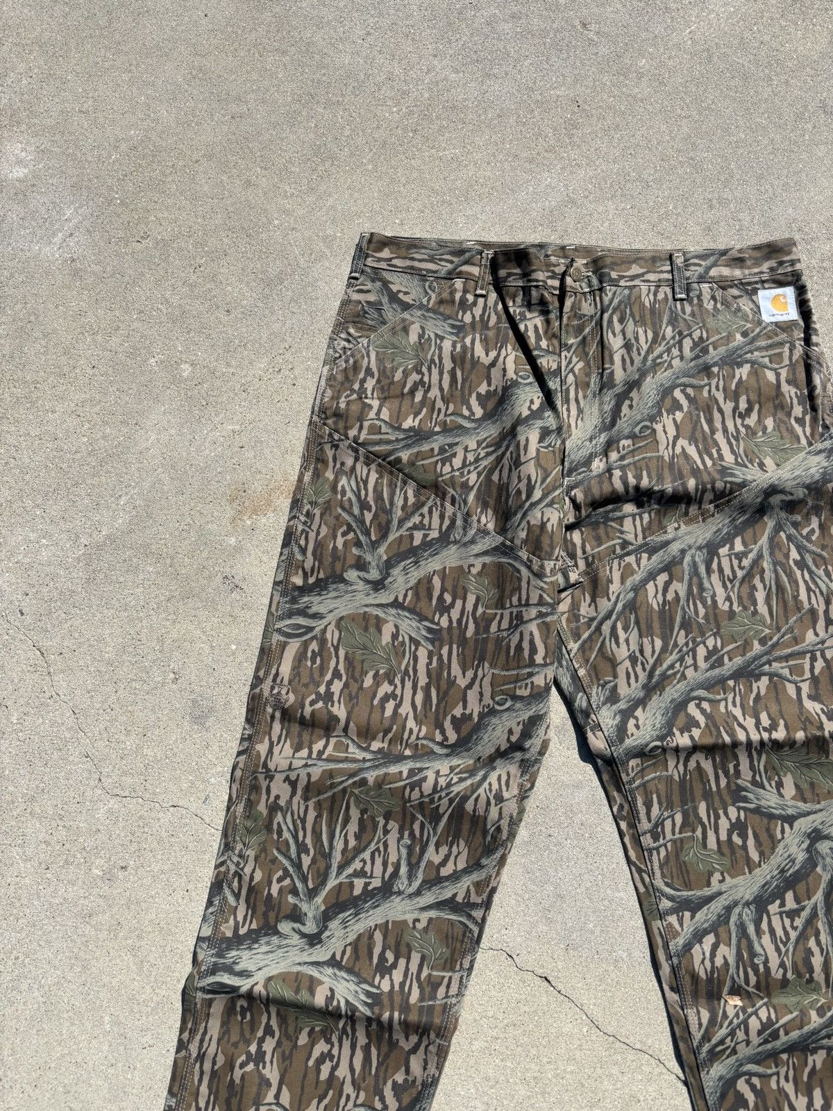Carhartt Vintage 1993 Carharrt Camo Dungaree Pants Size US 40 / EU 56 - 4 Thumbnail
