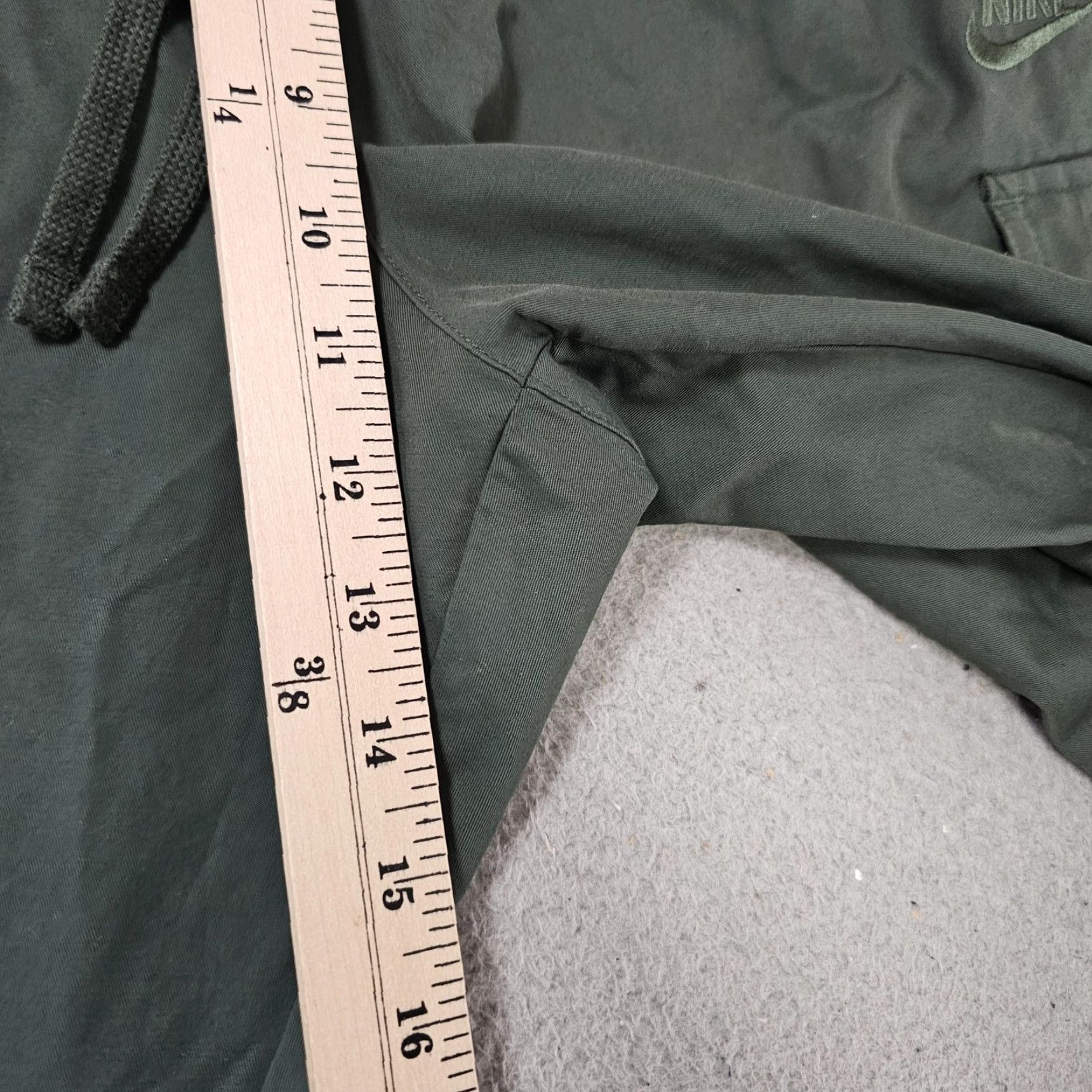 Nike Nike Pants Mens Medium Green Woven Cargo Joggers Athletic Drawstring CU4325-337 Size US 31 - 4 Thumbnail