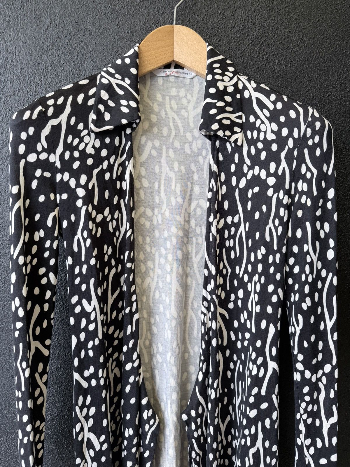 Diane von Furstenberg Diane von Furstenberg (DVF) Jeanne Silk Jersey Wrap Dress Size S / US 4 / IT 40 - 6 Thumbnail