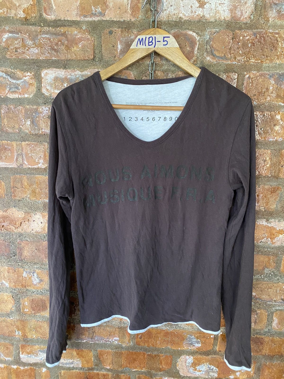 Japanese Brand 2000s Rovtski France Poem and Sex reversible shirt Size US M / EU 48-50 / 2 - 10 Thumbnail