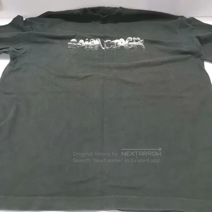 Balenciaga Balenciaga SS22 Black Slime Logo T. Size US S / EU 44-46 / 1 - 6 Thumbnail
