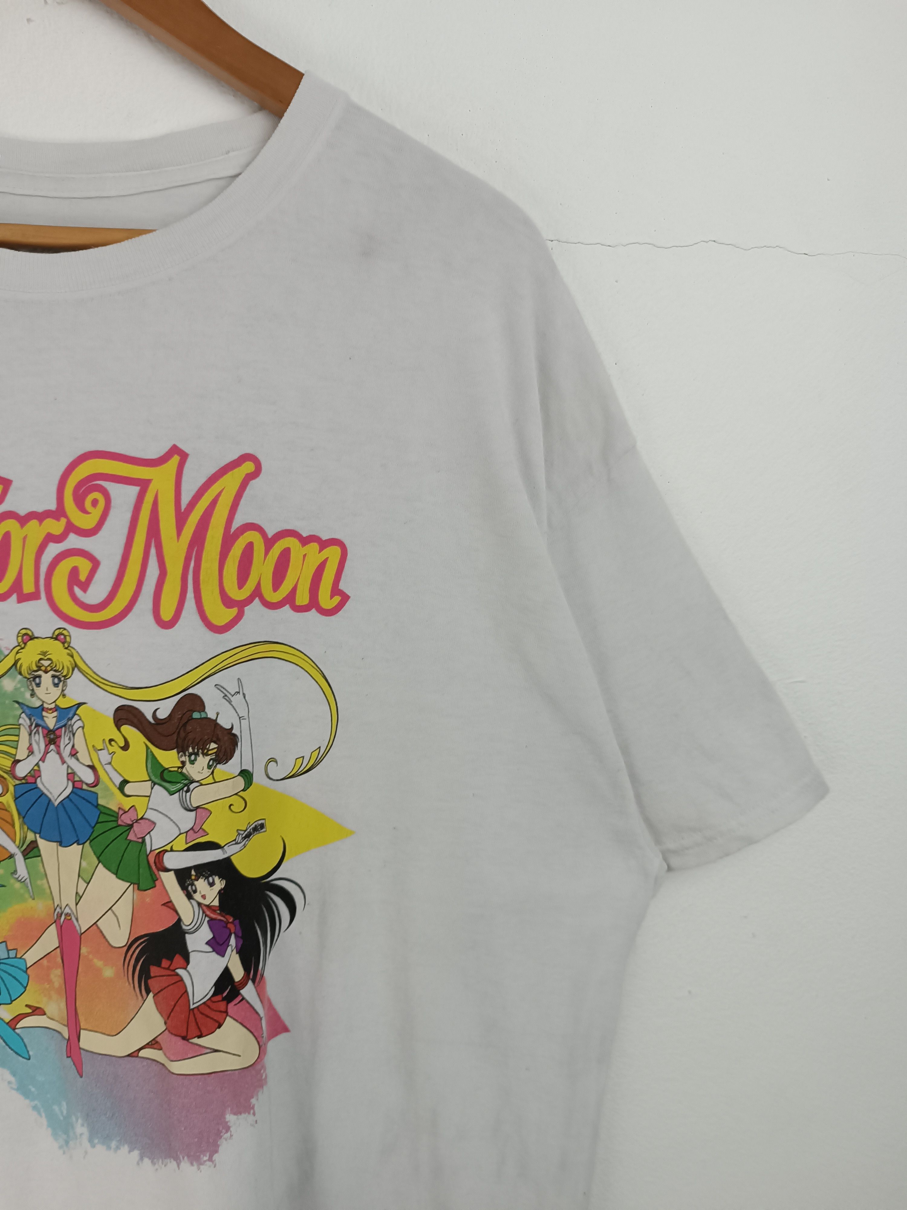 Anime VINTAGE SAILOR MOON ANIME MANGA TEE INUYASHA Size US XL / EU 56 / 4 - 6 Thumbnail