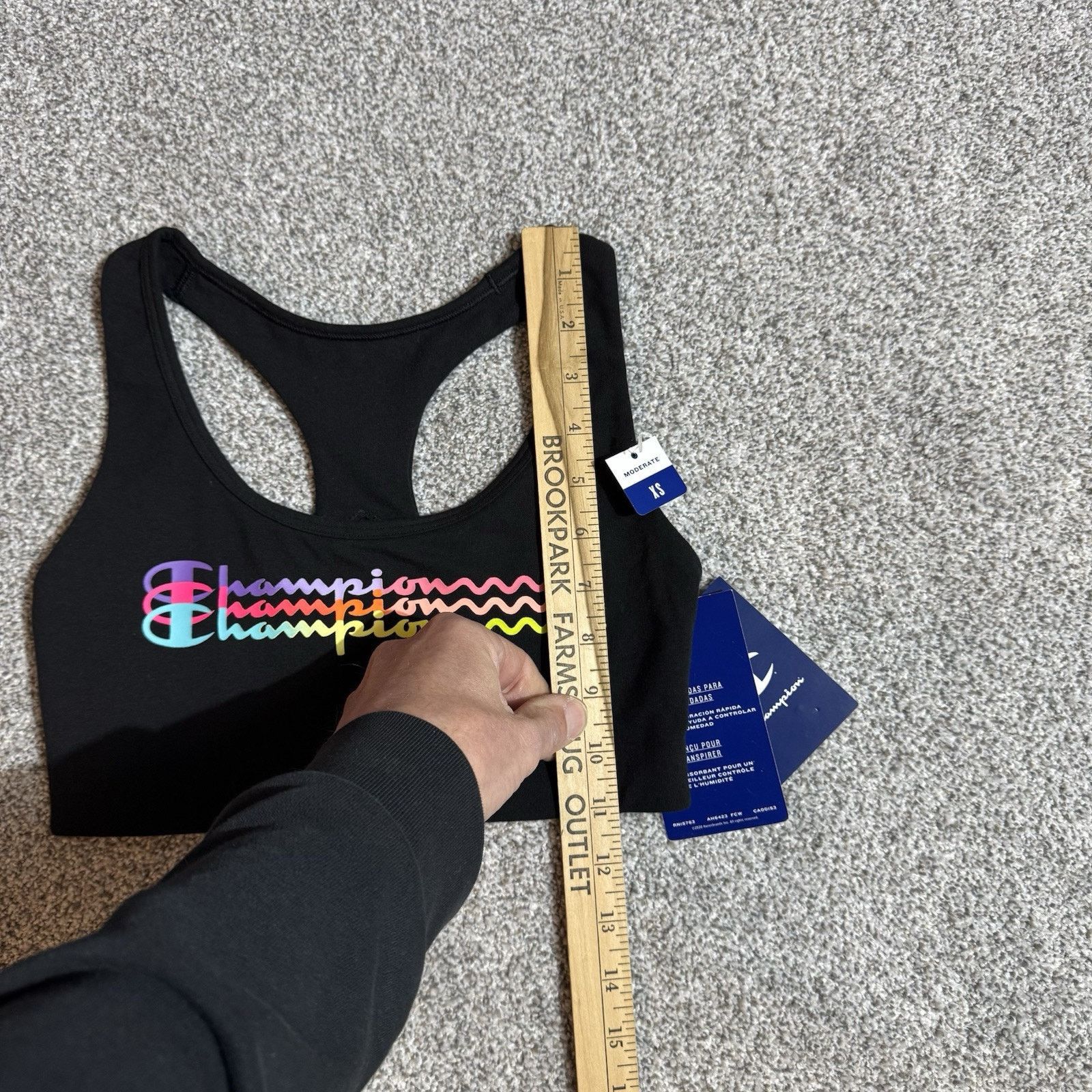 Champion Champion Sports Bra Womens XS Athletic Streetwear Racerback Size XS / US 0-2 / IT 36-38 - 4 Thumbnail