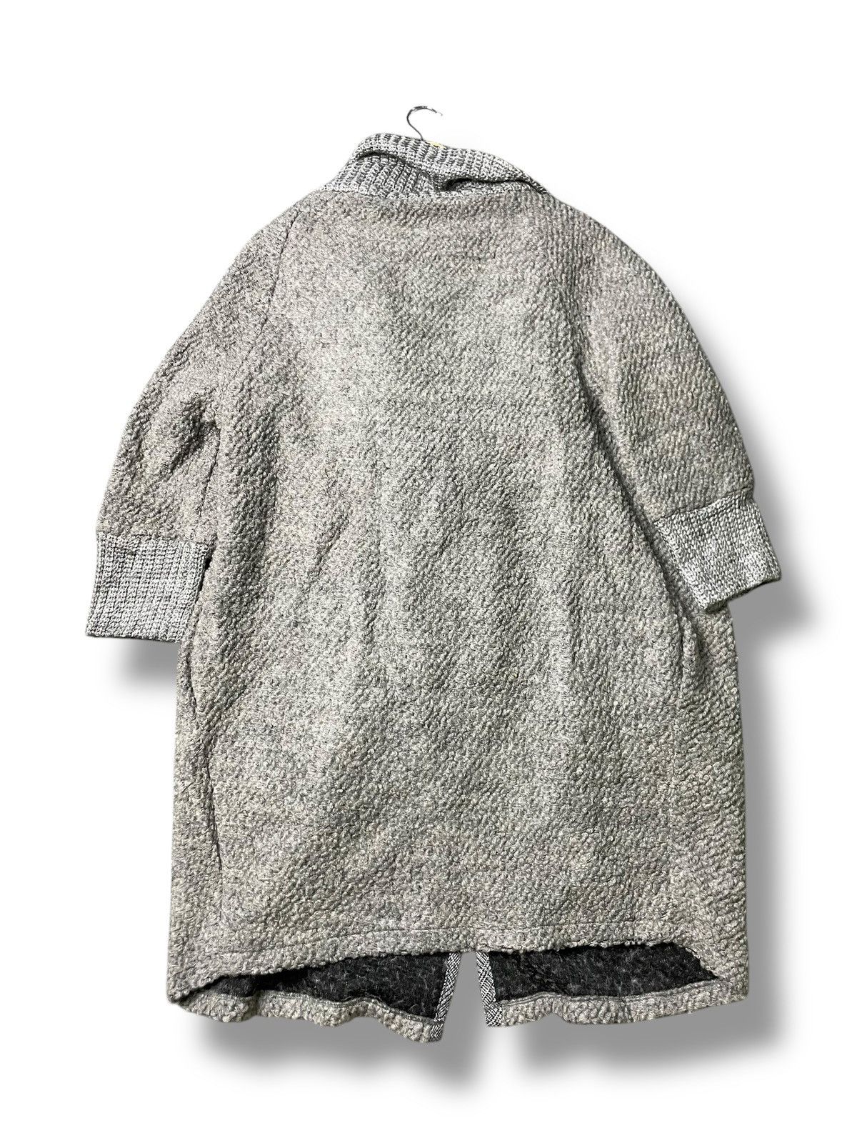 Japanese Brand × Vintage Japanese Brand Knit-Wool Long Coat (74) Size US M / EU 48-50 / 2 - 3 Thumbnail