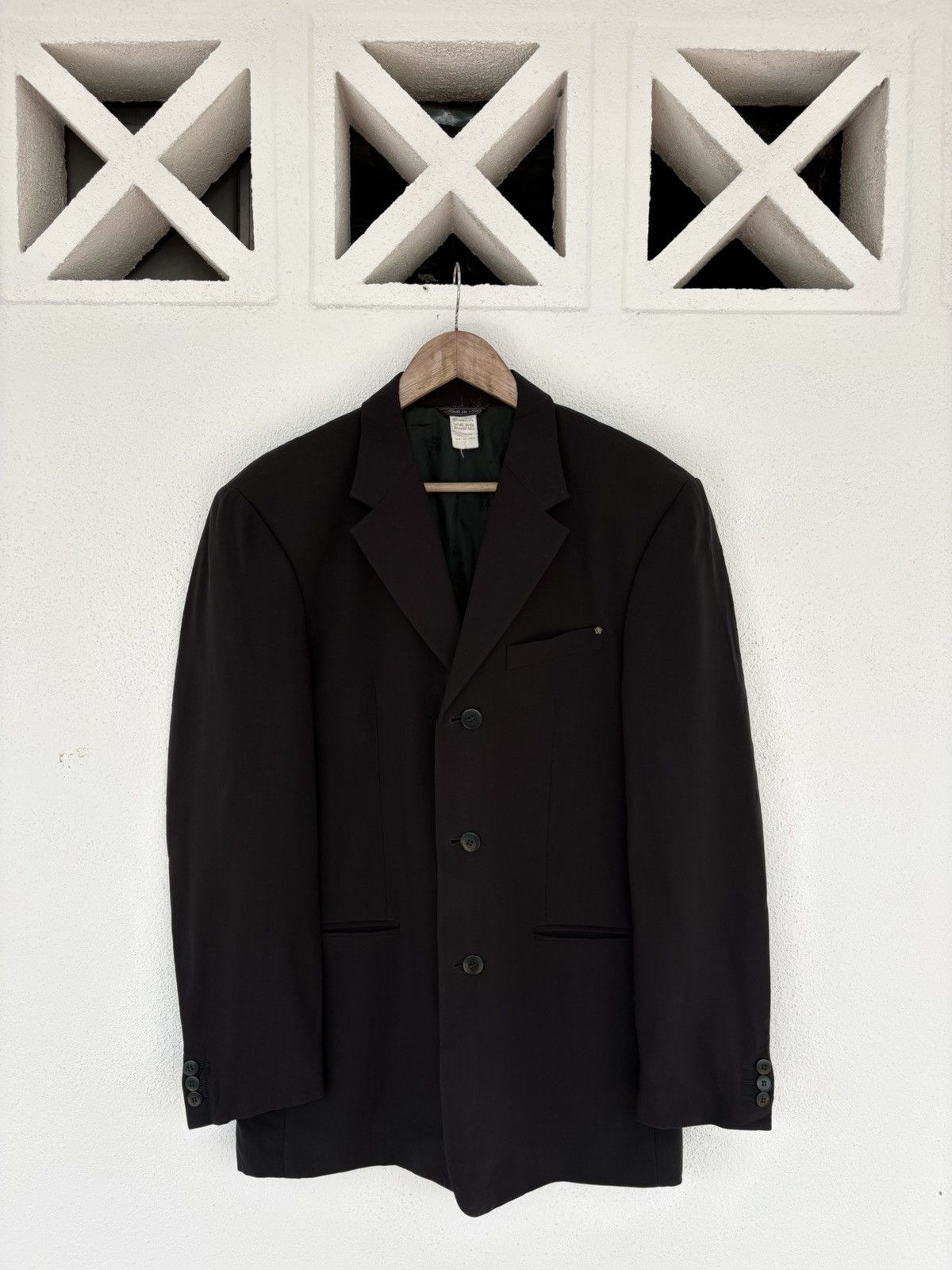 Versace Gianni Versace Wool Blazer - Medusa Logo Made in Italy Size US M / EU 48-50 / 2 - 3 Thumbnail