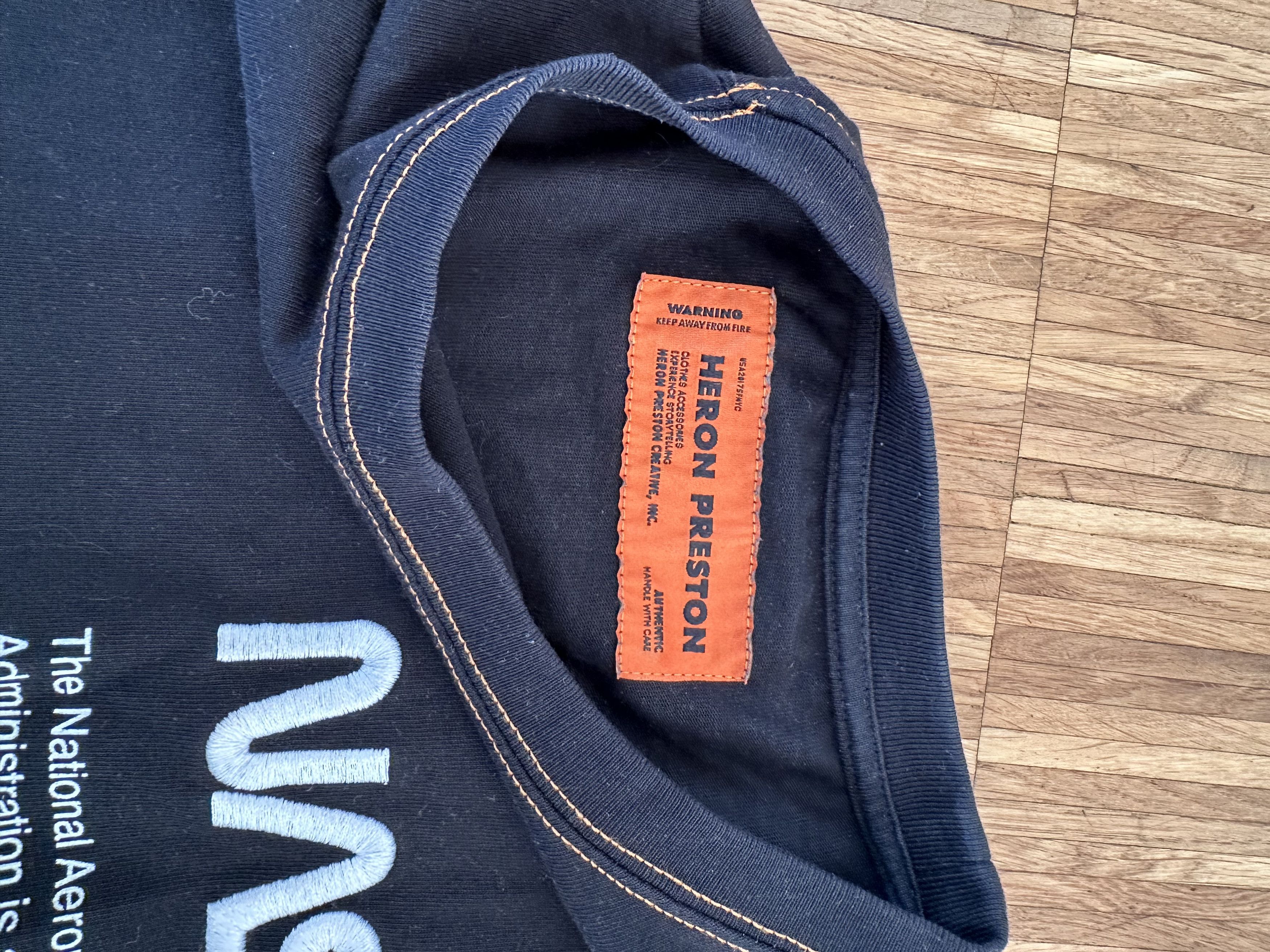 Heron Preston Nasa print T-shirt Size US M / EU 48-50 / 2 - 4 Thumbnail