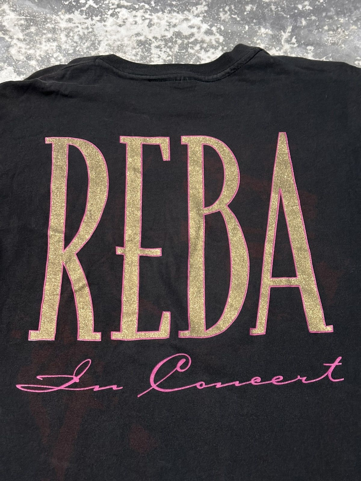 Band Tees × Rap Tees × Vintage Vintage Reba Read My Mind T-shirt Black T-shirt Back Print Size US XL / EU 56 / 4 - 6 Thumbnail
