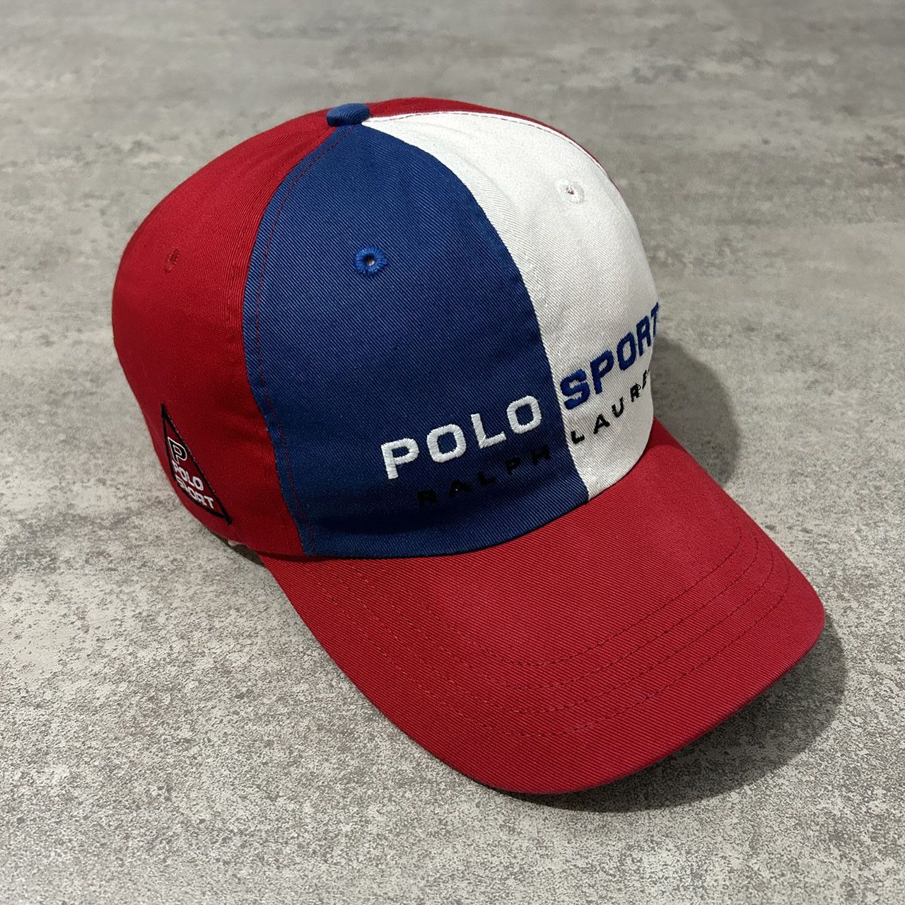 POLO SPORT RALPH LAUREN COLOR-BLOCK PANEL HAT SIZE FREE