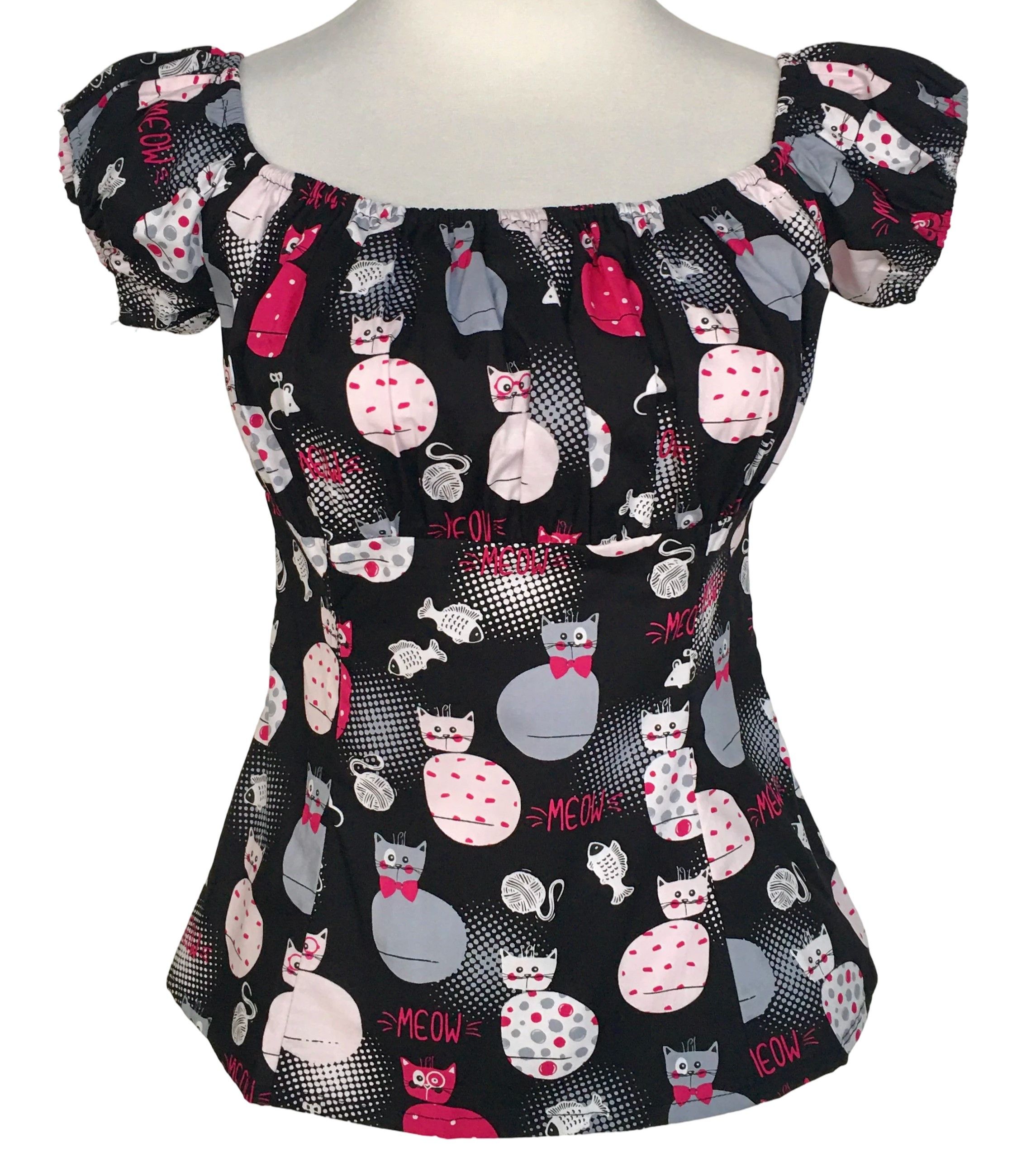 Other Meow meow print women tops Size XXL / US 16-18 / IT 52-54 - 1 Thumbnail