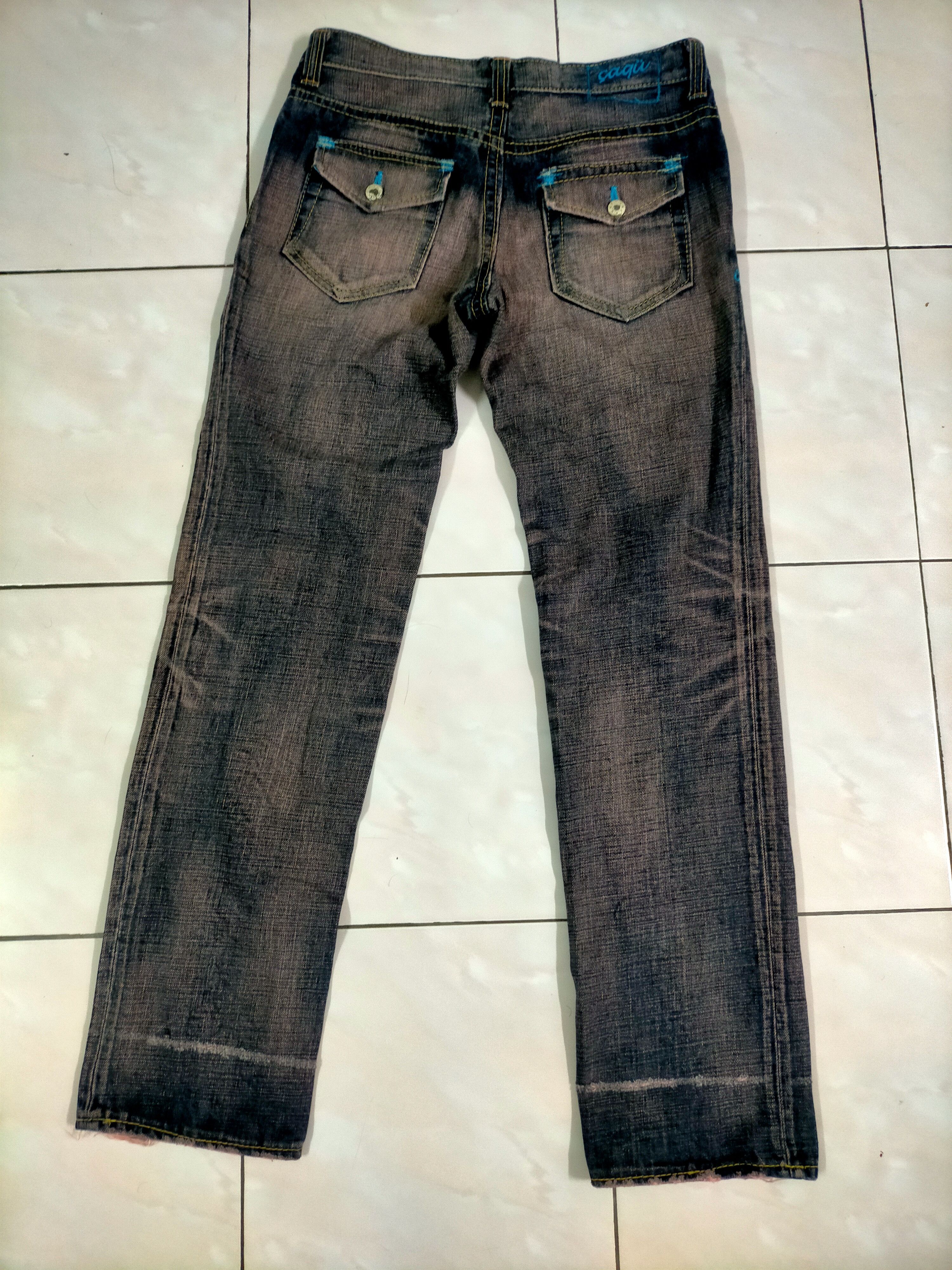 Japanese Brand Vintage Caqu Selvedge Distressed Denim Size US 31 - 3 Thumbnail