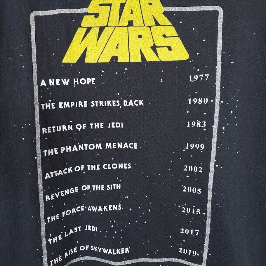 Disney Star Wars Saga T Shirt Mens Size 3XL Black Disney Concert Size US XXL / EU 58 / 5 - 5 Thumbnail