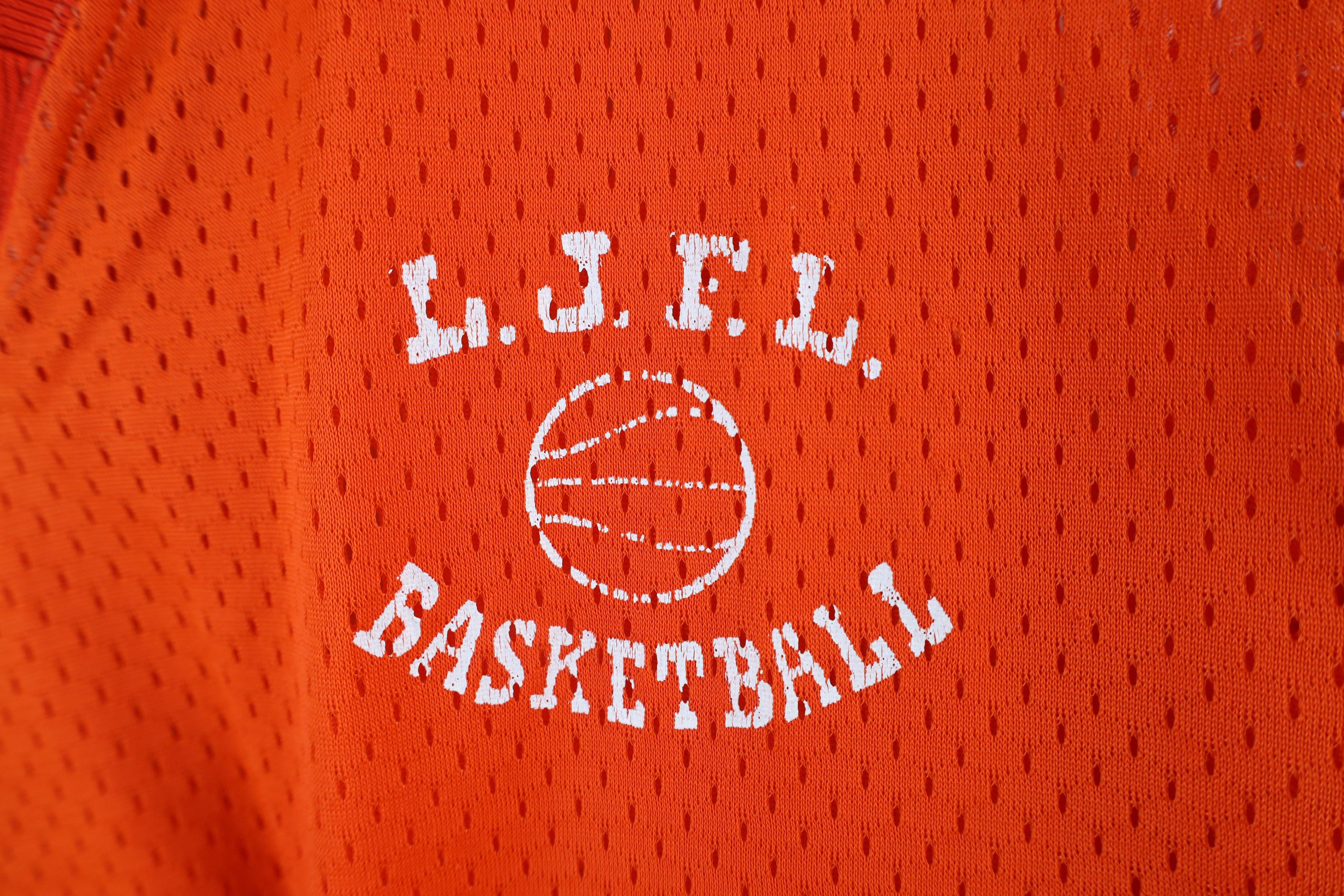 Vintage Vintage 70s Out Basketball Mesh Ringer T-Shirt Orange USA Size US XL / EU 56 / 4 - 4 Thumbnail