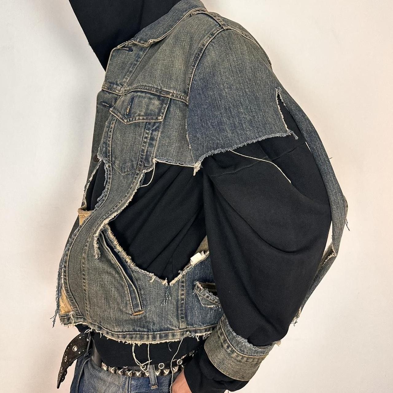 Gap ASTROBOI* GAP DECONSTRUCTED SAMURAI BLUE DENIM JACKET XL Size US XL / EU 56 / 4 - 3 Thumbnail
