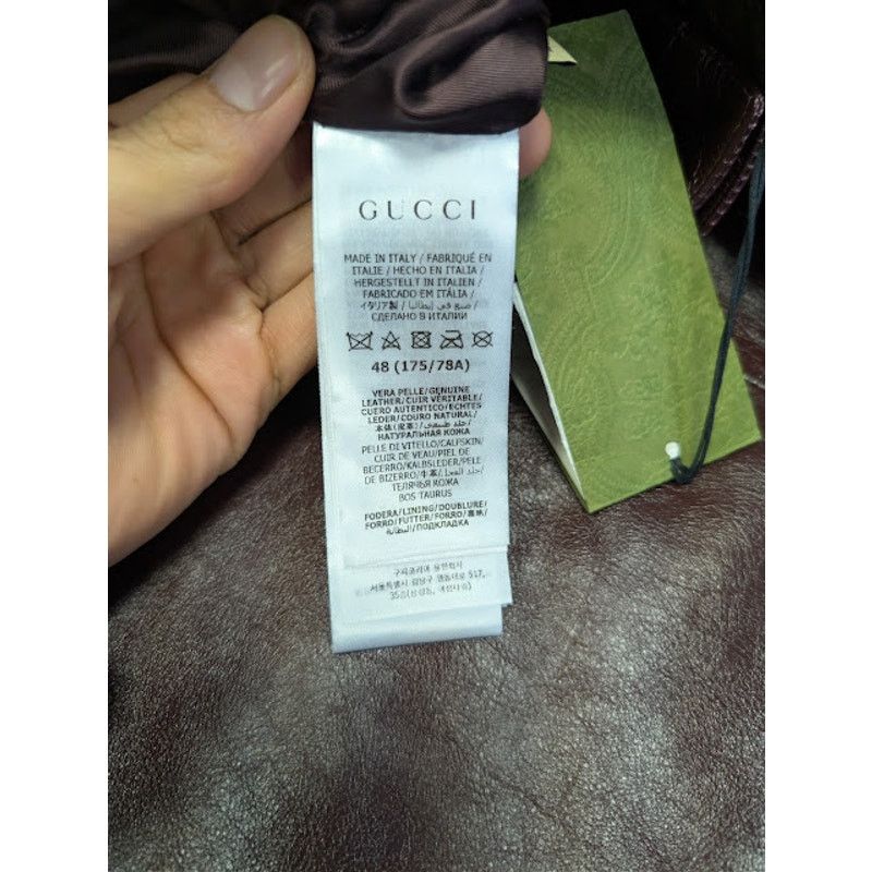 Gucci o1rshd1 Soft Leather Pants in Bordeaux Size US 32 / EU 48 - 17 Thumbnail