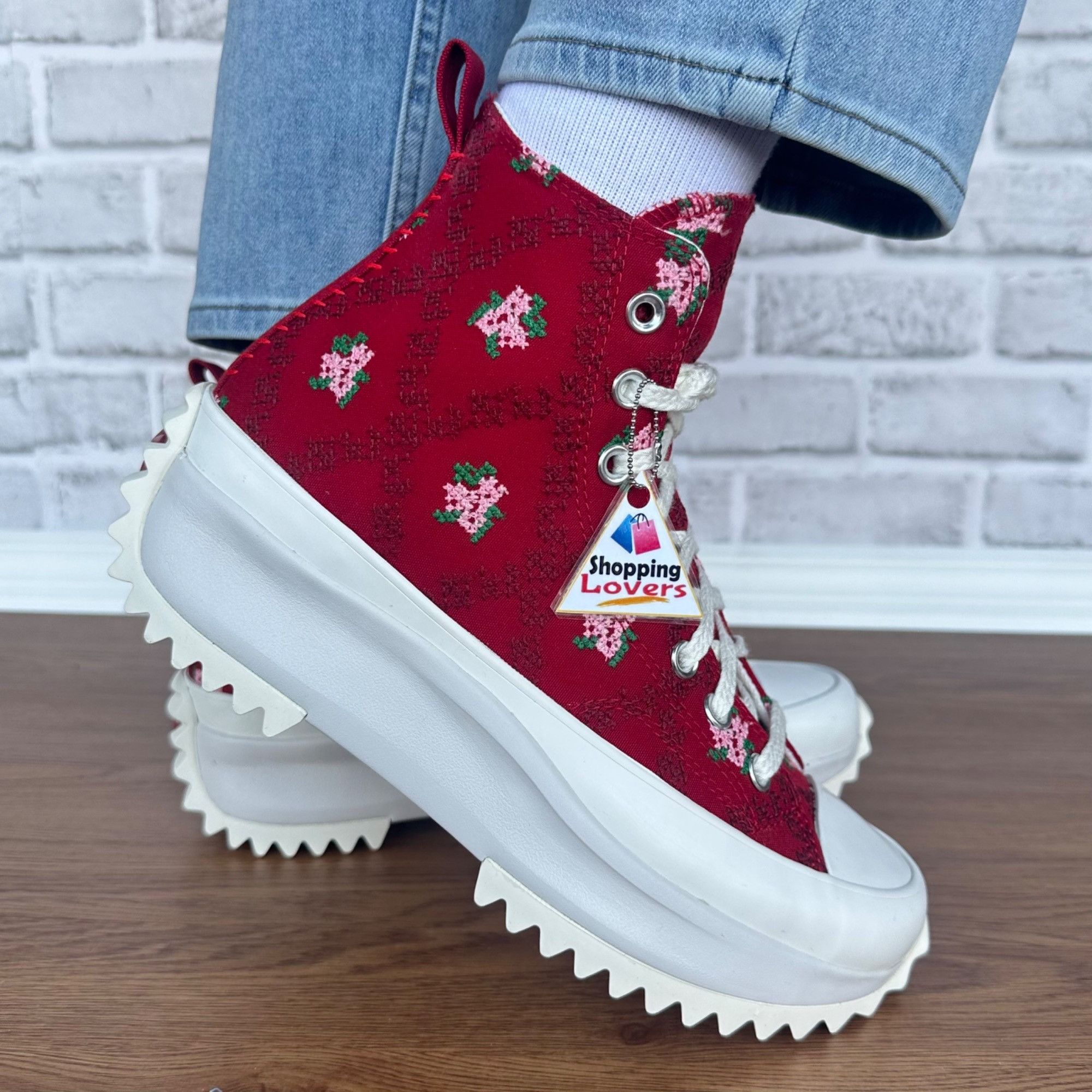 ❤️CONVERSE Run Star Hike Platform Women shoes Sz Cross S