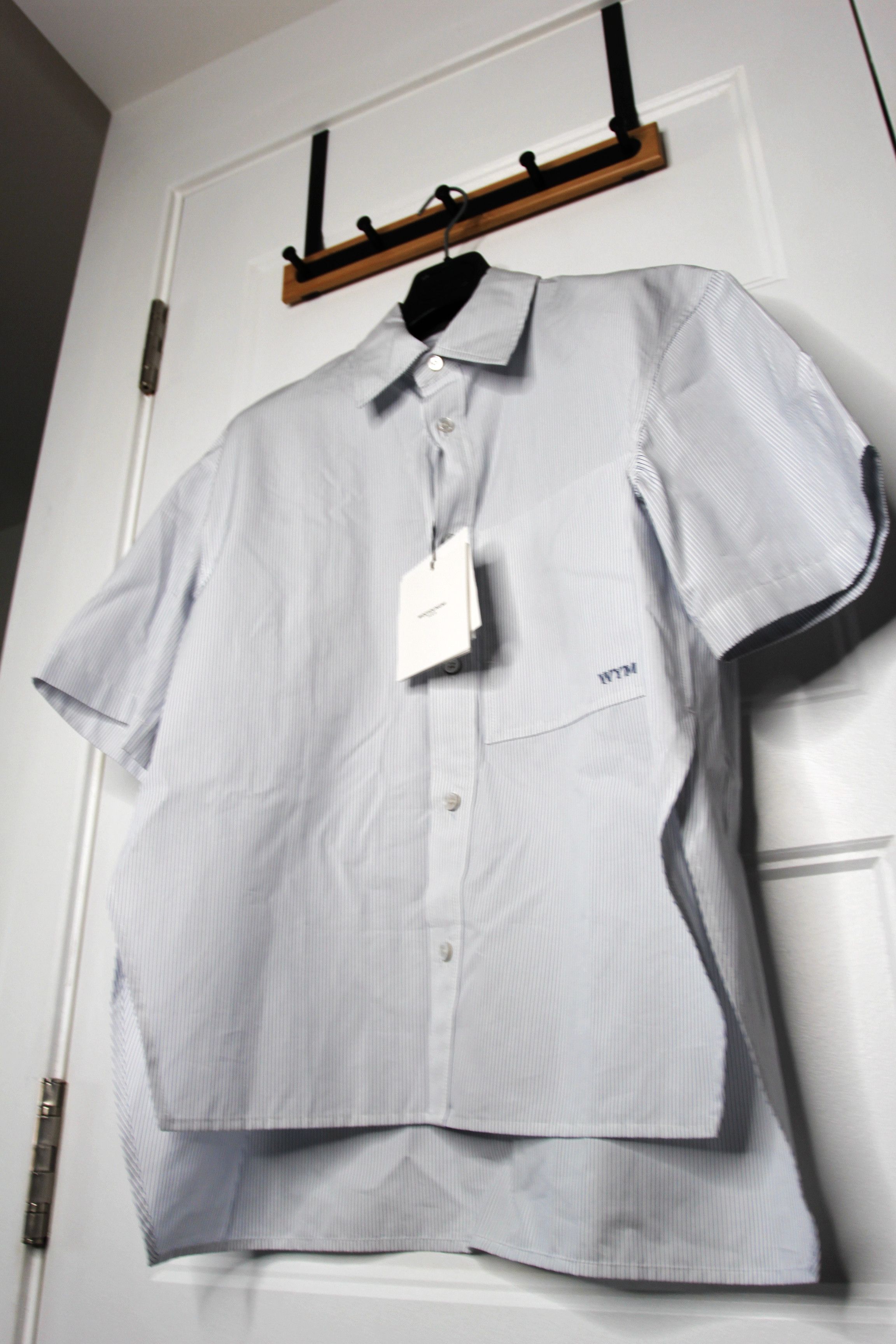 Wooyoungmi BNWT SS23 WOOYOUNGMI SHORT SLEEVES STRIPE SHIRT 46 Size US S / EU 44-46 / 1 - 5 Thumbnail