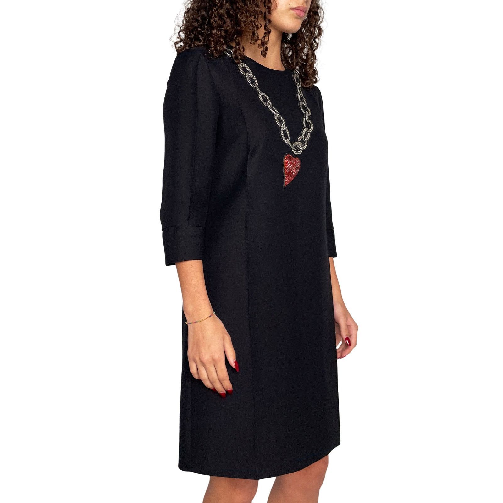 Gucci Black Short Sleeve Dress Size S / US 4 / IT 40 - 3 Thumbnail
