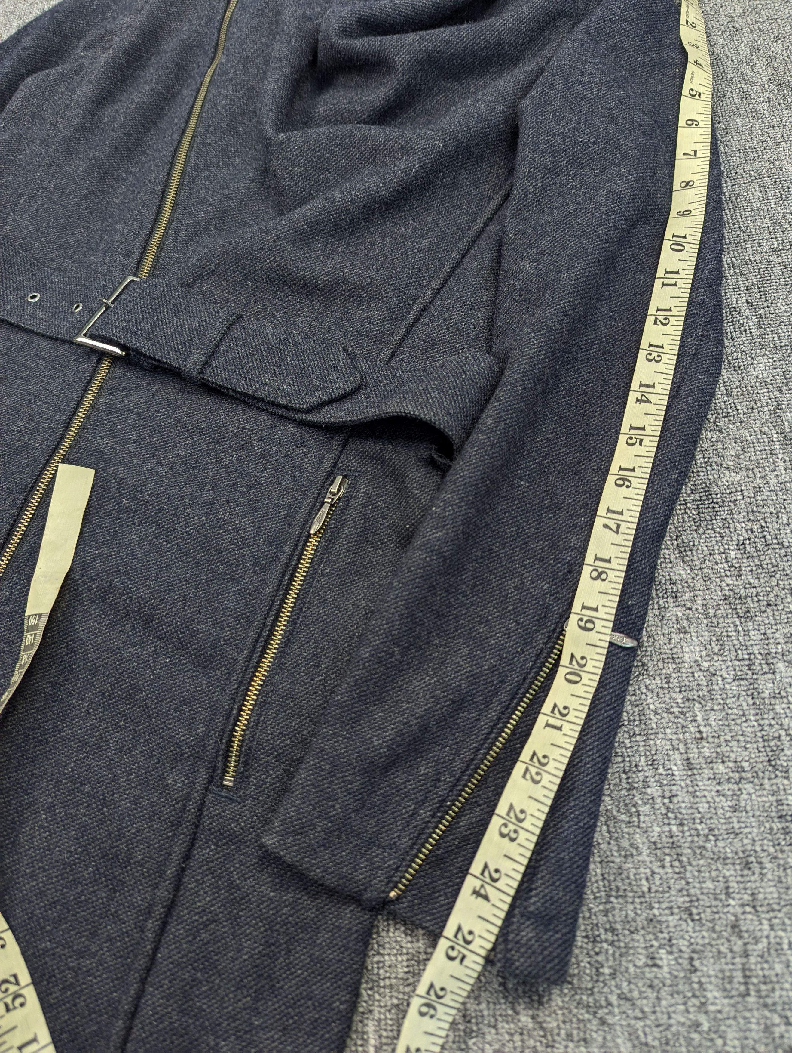Tornado Mart JapaneseBrand Tornado Mart Wool Twill Drape Coat With Belted Size M / US 6-8 / IT 42-44 - 19 Thumbnail