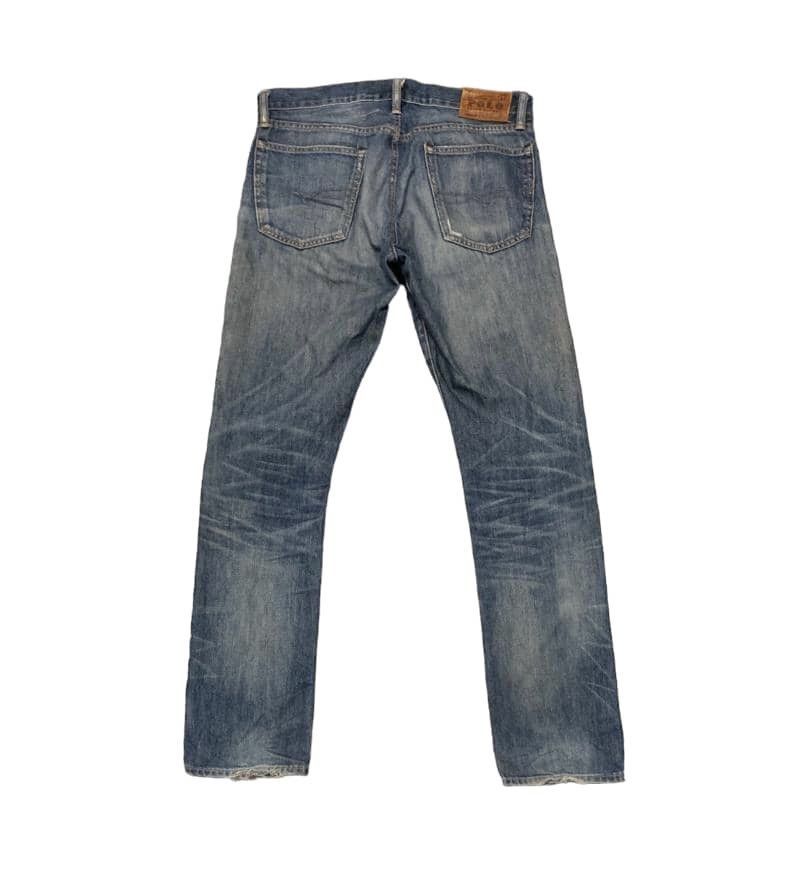 Polo Ralph Lauren Vintage Polo Ralph Lauren Straight Jeans Distressed Size US 35 - 2 Thumbnail