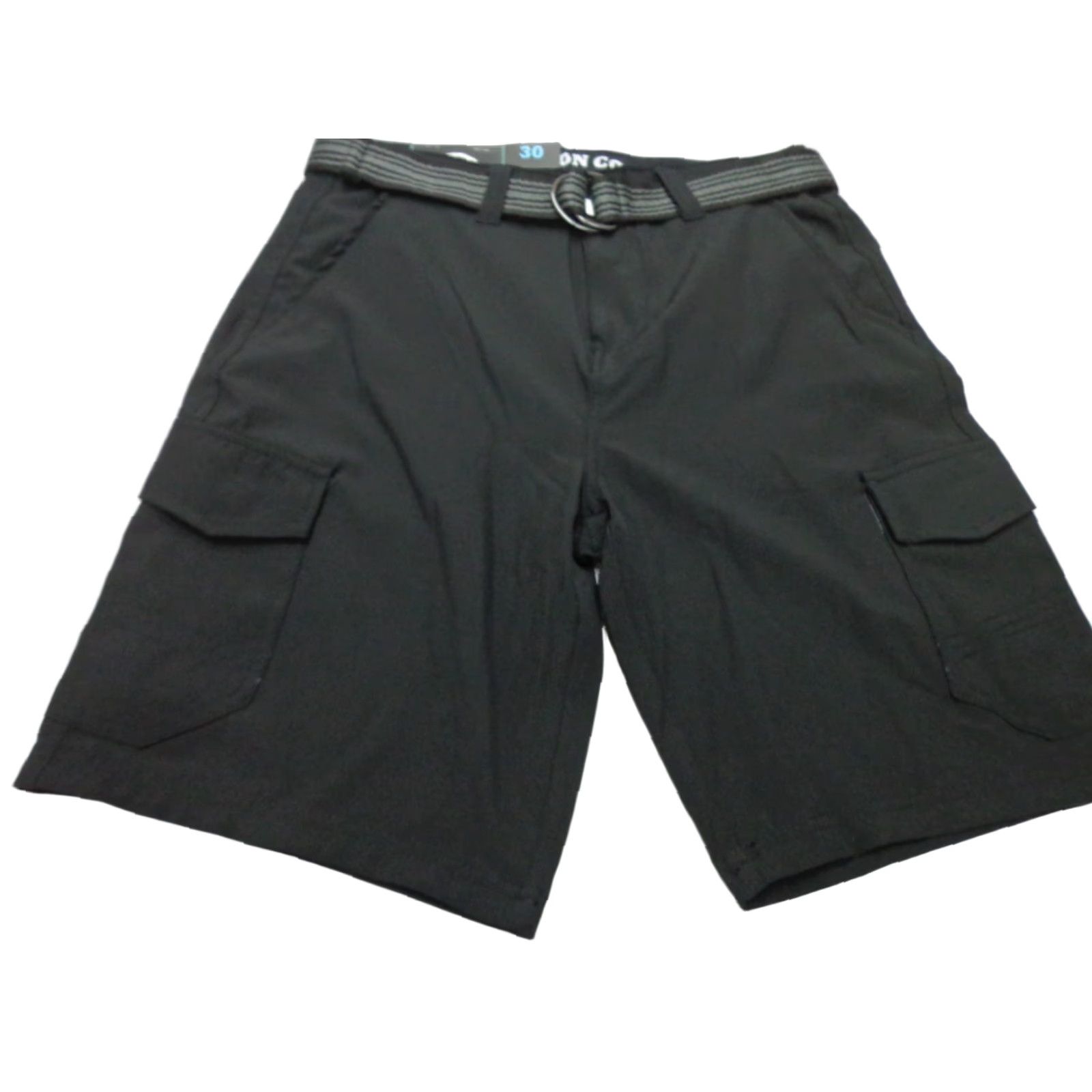 Vintage IRON CO. Warder Cargo Shorts Belted Black Size 30 NEW Men Cargo Shorts Belted Black 30 NEW Size US 30 / EU 46 - 1 Thumbnail