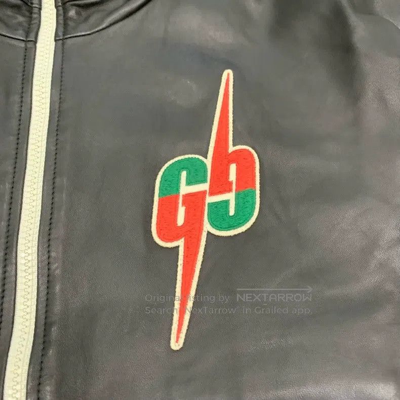 Gucci Gucci Double G stitched leather jacket Size US S / EU 44-46 / 1 - 4 Thumbnail