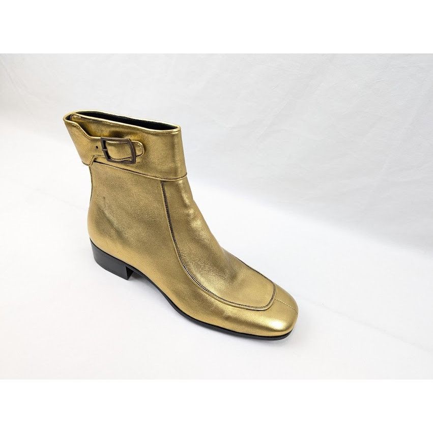 Saint Laurent Paris o1rshd1 Miles Boots in Gold Size US 9 / EU 42 - 2 Thumbnail