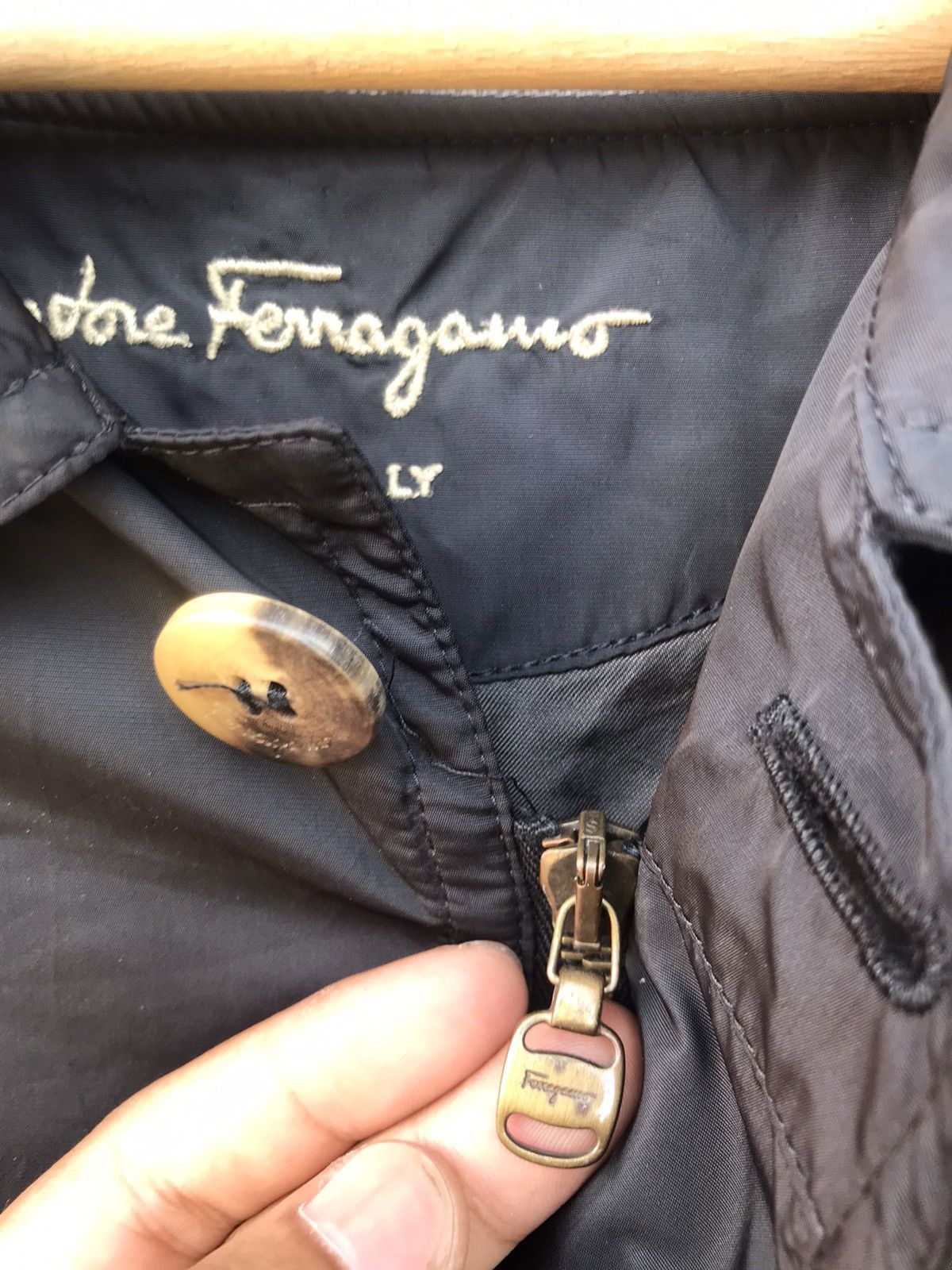 Salvatore Ferragamo Salvatore Ferragamo Italy Archival Long Coat Model T7500 Size US L / EU 52-54 / 3 - 13 Thumbnail