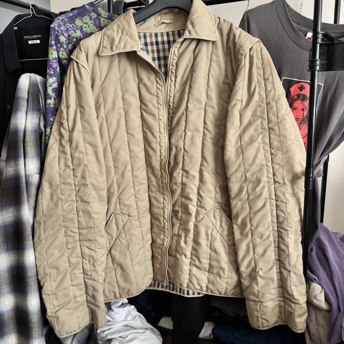 Vintage Vintage Archive Aquascutum Quilted Check Jacket – Reversible Size US L / EU 52-54 / 3 - 2 Thumbnail